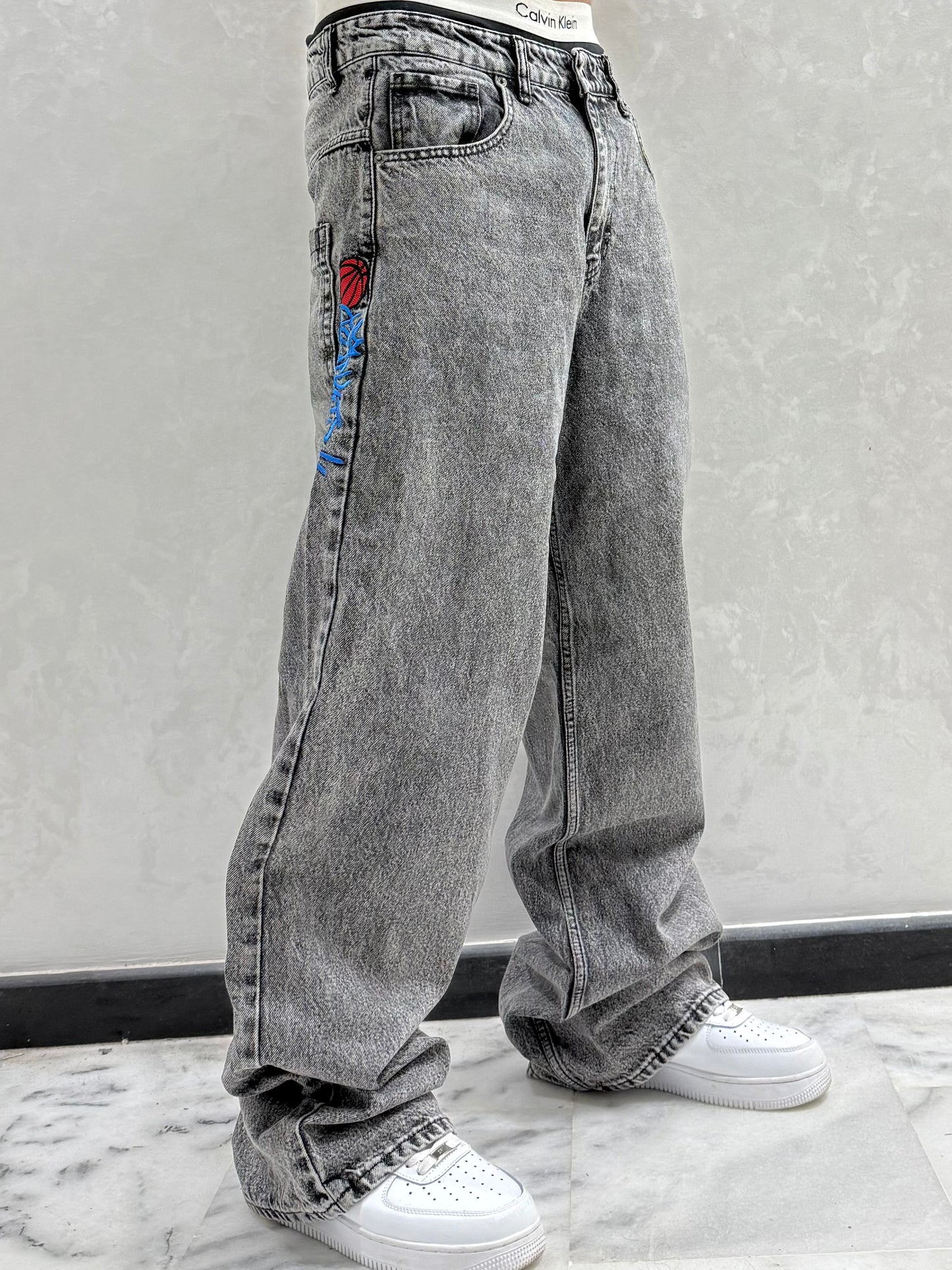 SUPPER BAGGY BASKETBALL GRIS LC