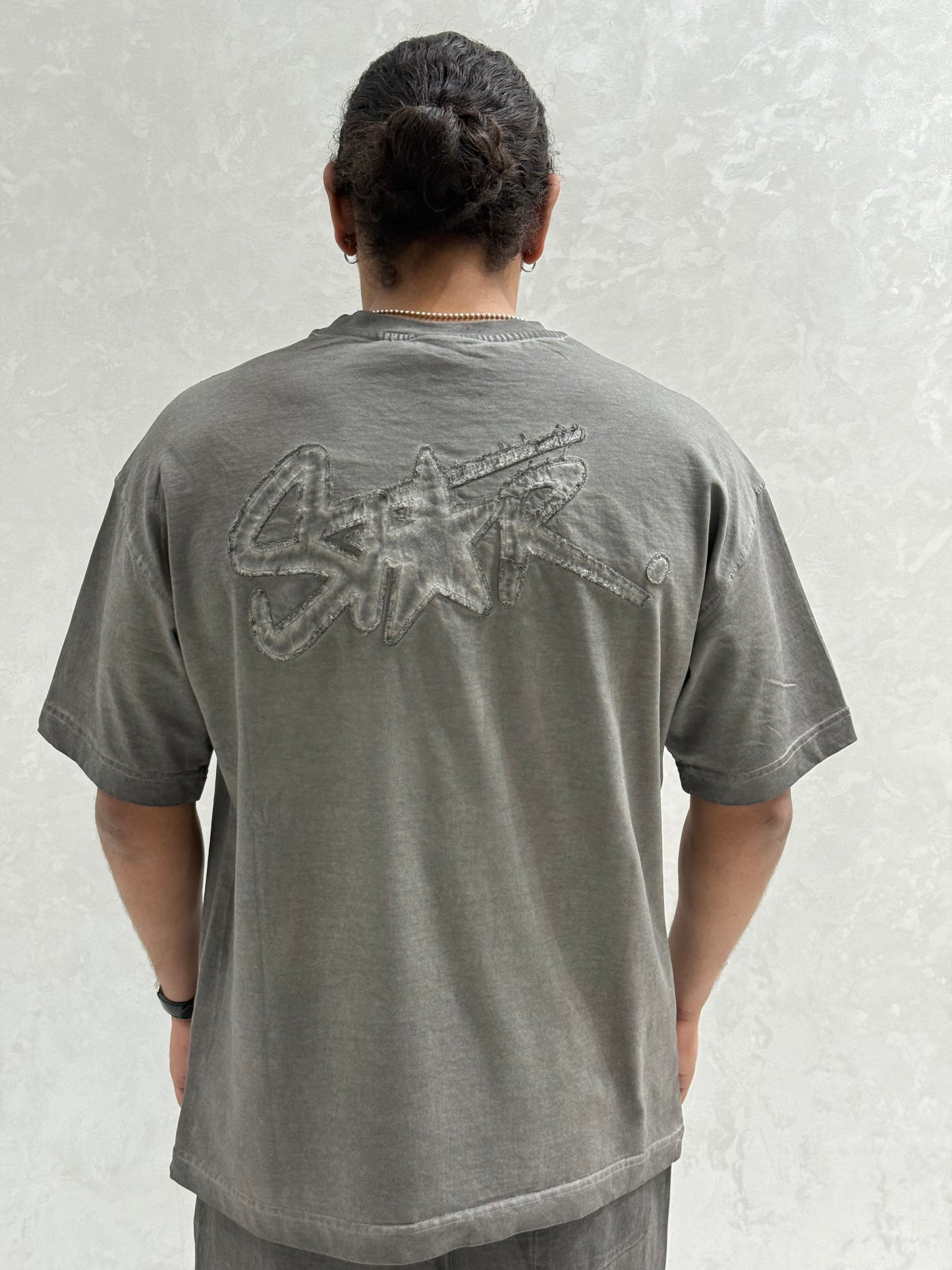 ENSEMBLE WASHED STAR GRIS NOIR