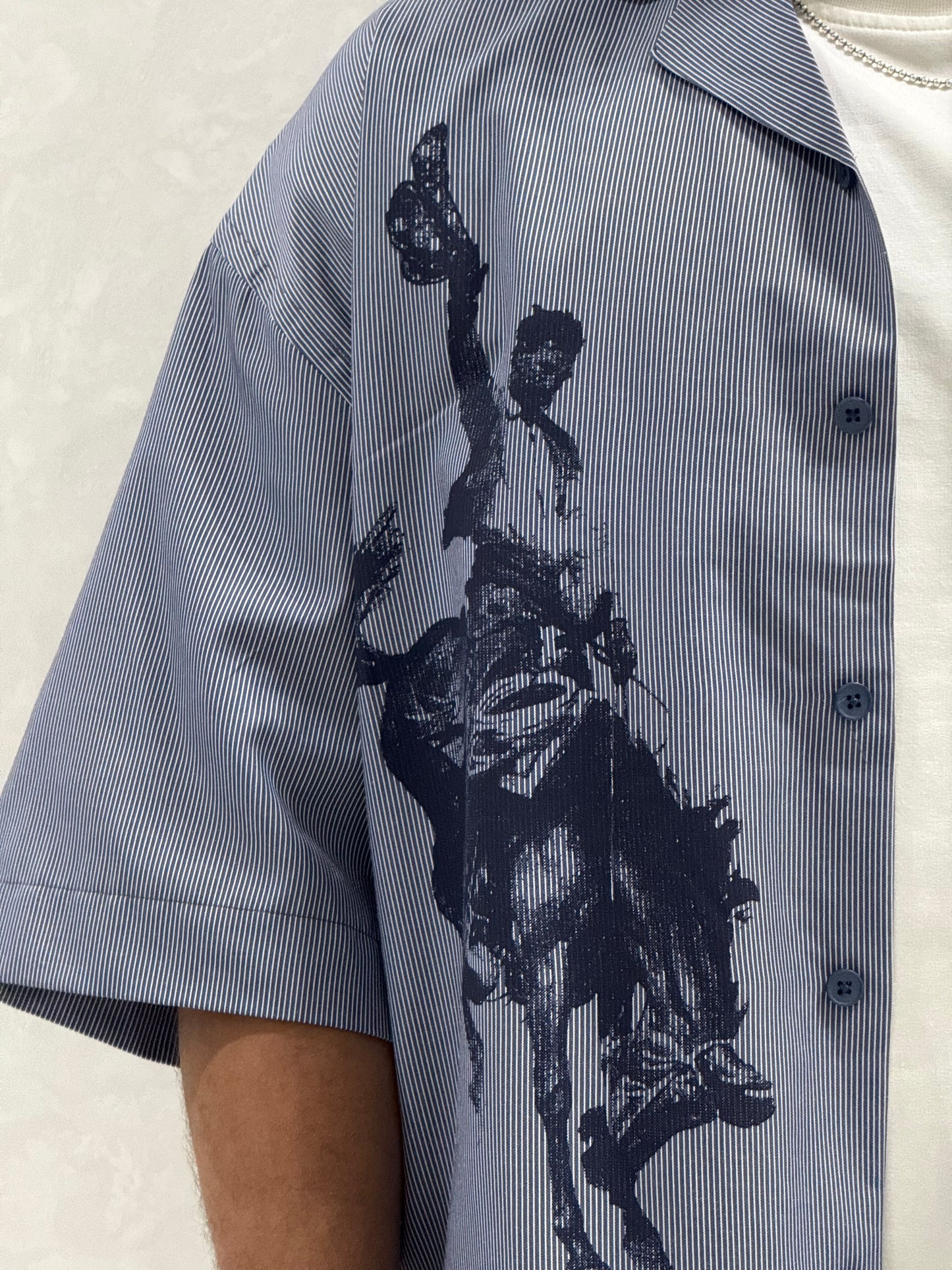 CHEMISE GRJ BLEU