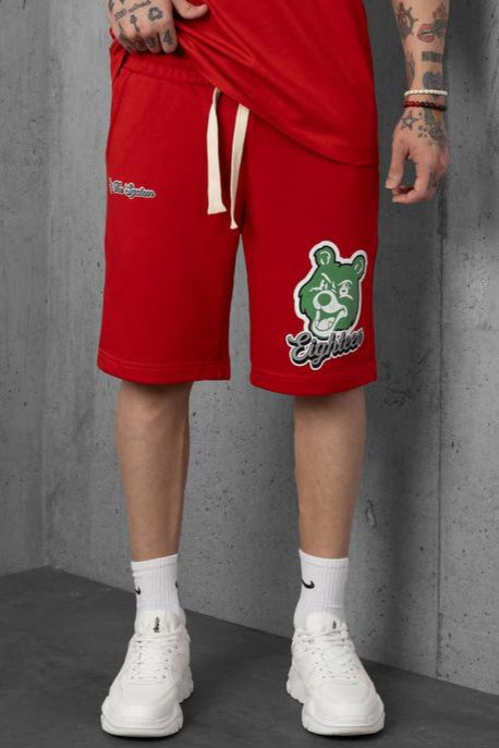 ENSEMBLE OVERSIZE OFF THE SYSTEM ROUGE