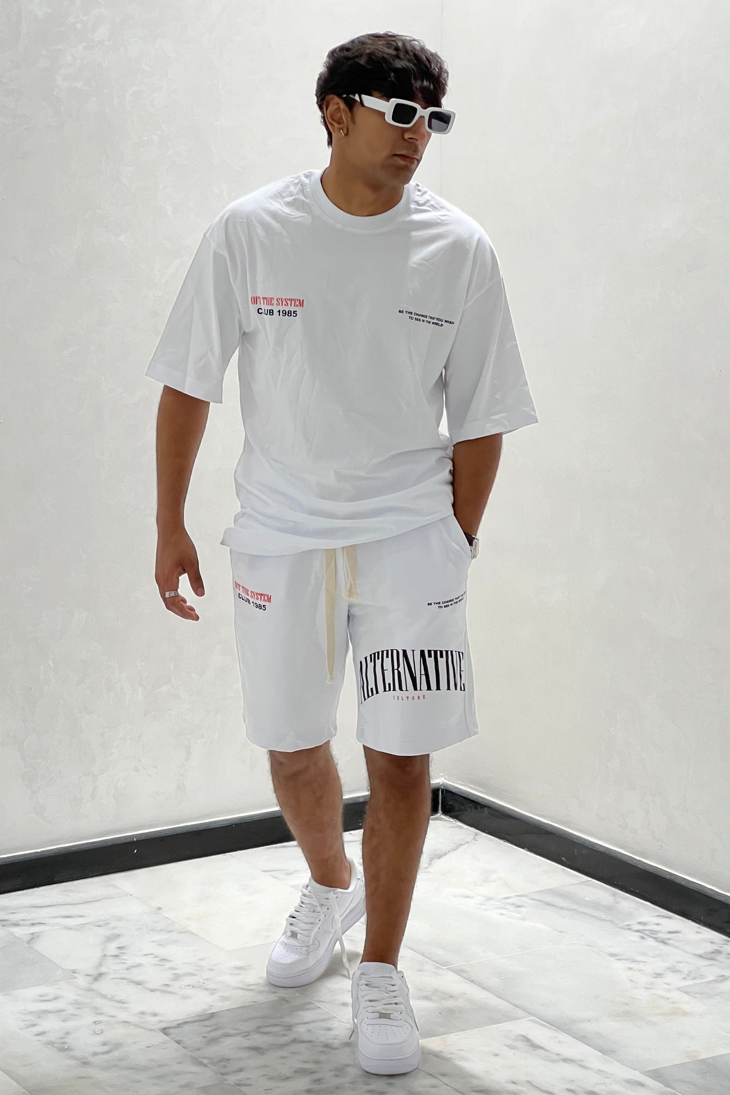 ENSEMBLE OVERSIZE ALTERNATIVE BLANC