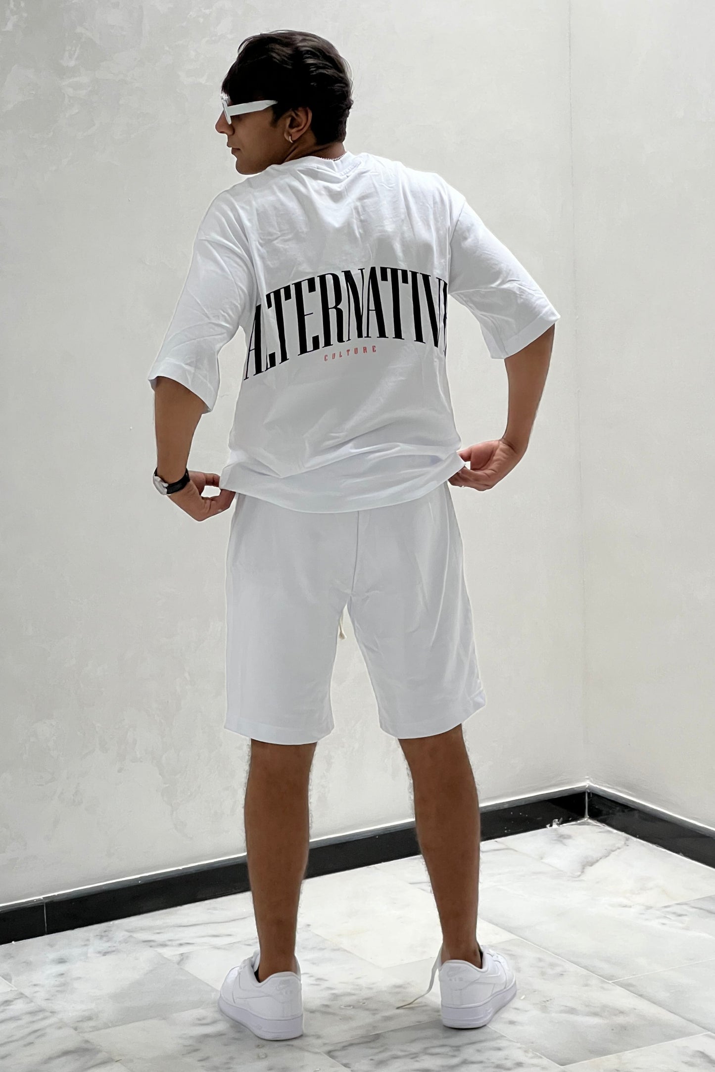ENSEMBLE OVERSIZE ALTERNATIVE BLANC