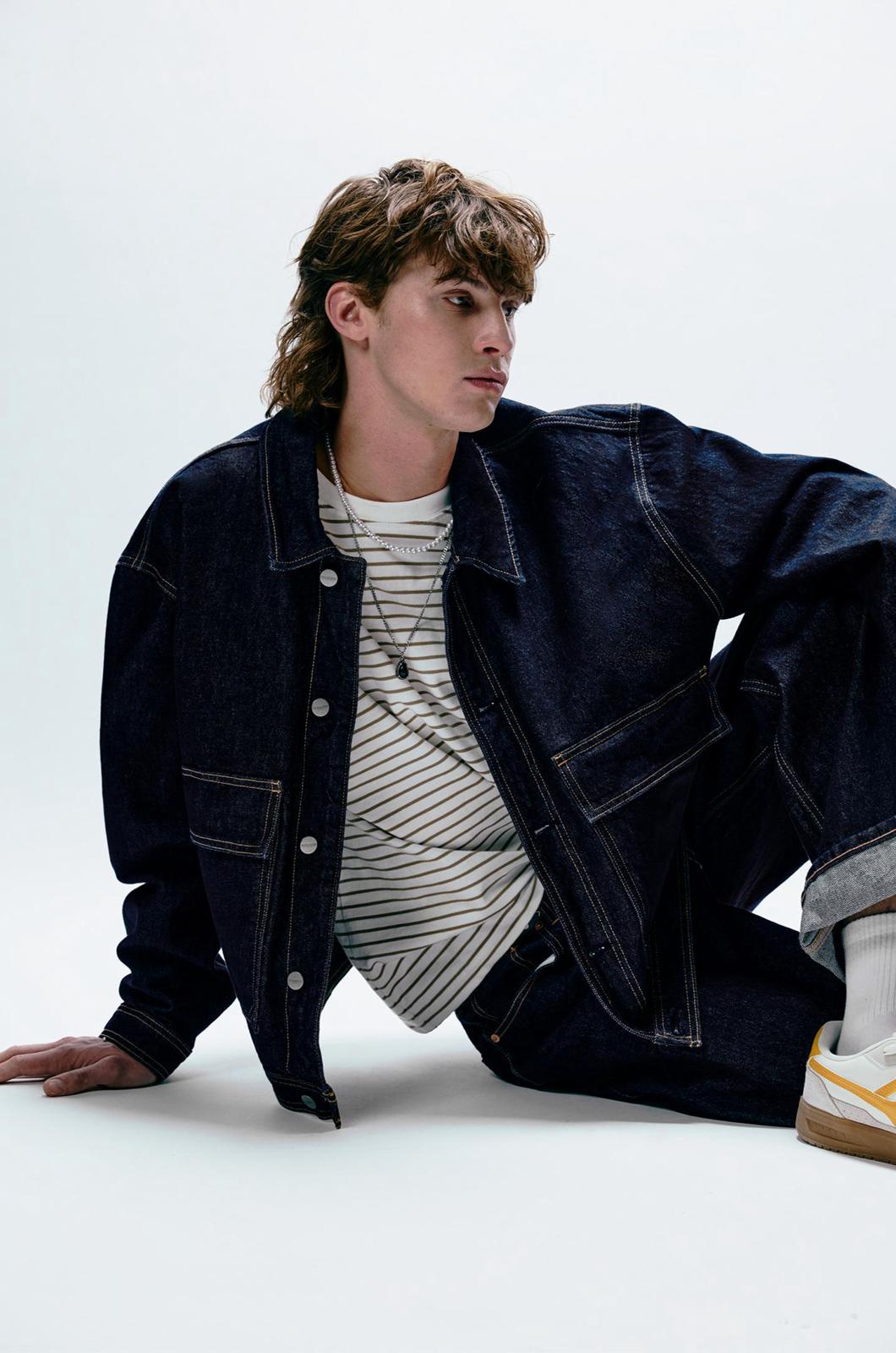 SELVEDGE DENIM JACKET P&B