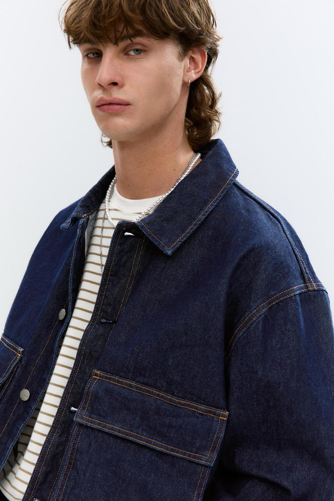 SELVEDGE DENIM JACKET P&B