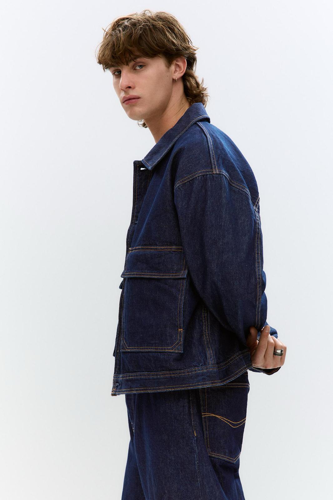 SELVEDGE DENIM JACKET P&B