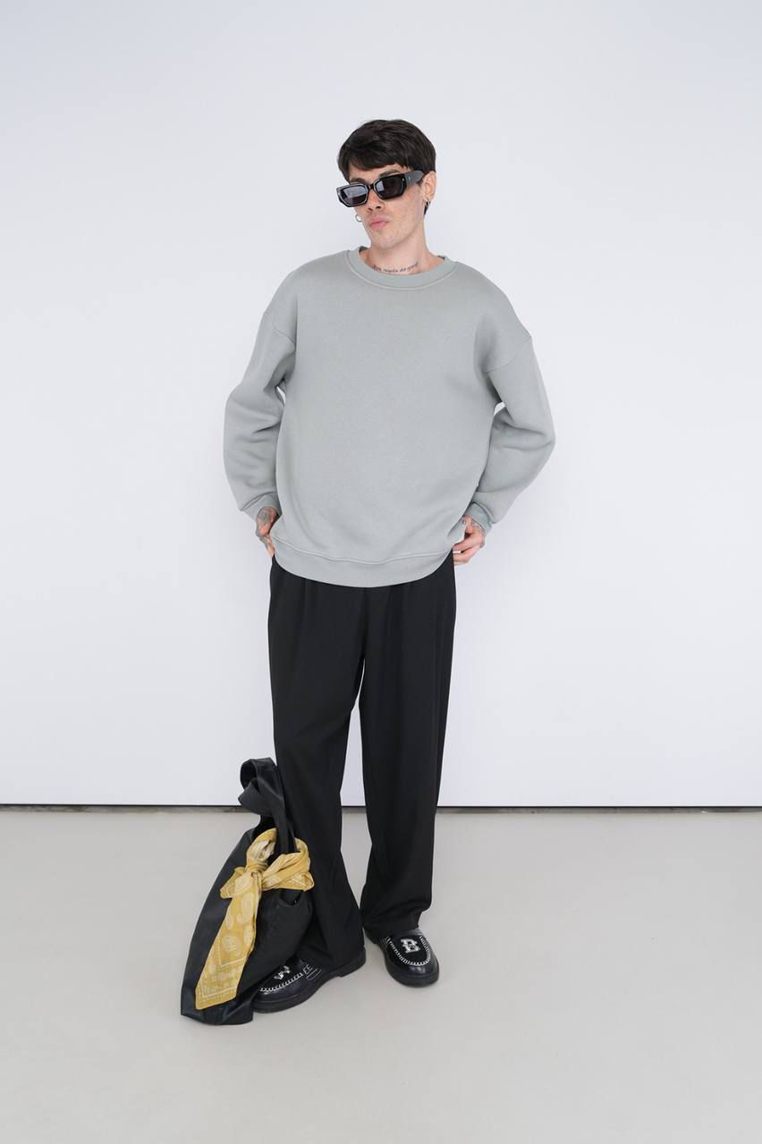 SWEATSHIRT OBERSIZE GRIS