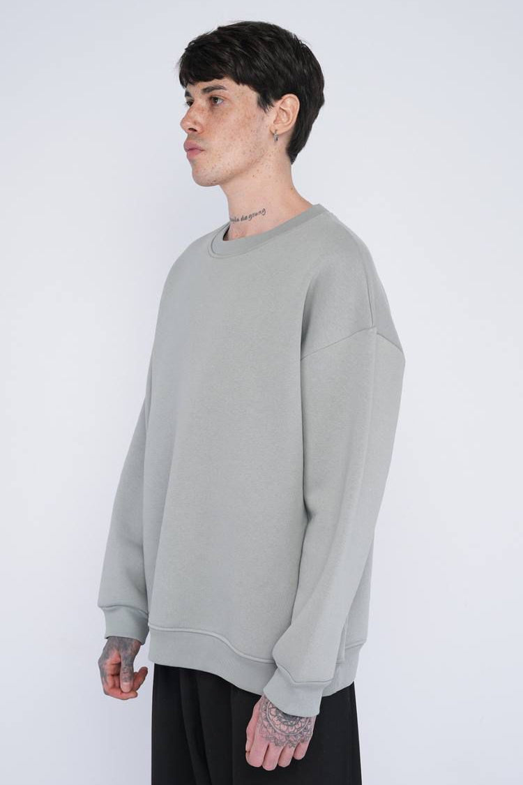 SWEATSHIRT OBERSIZE GRIS