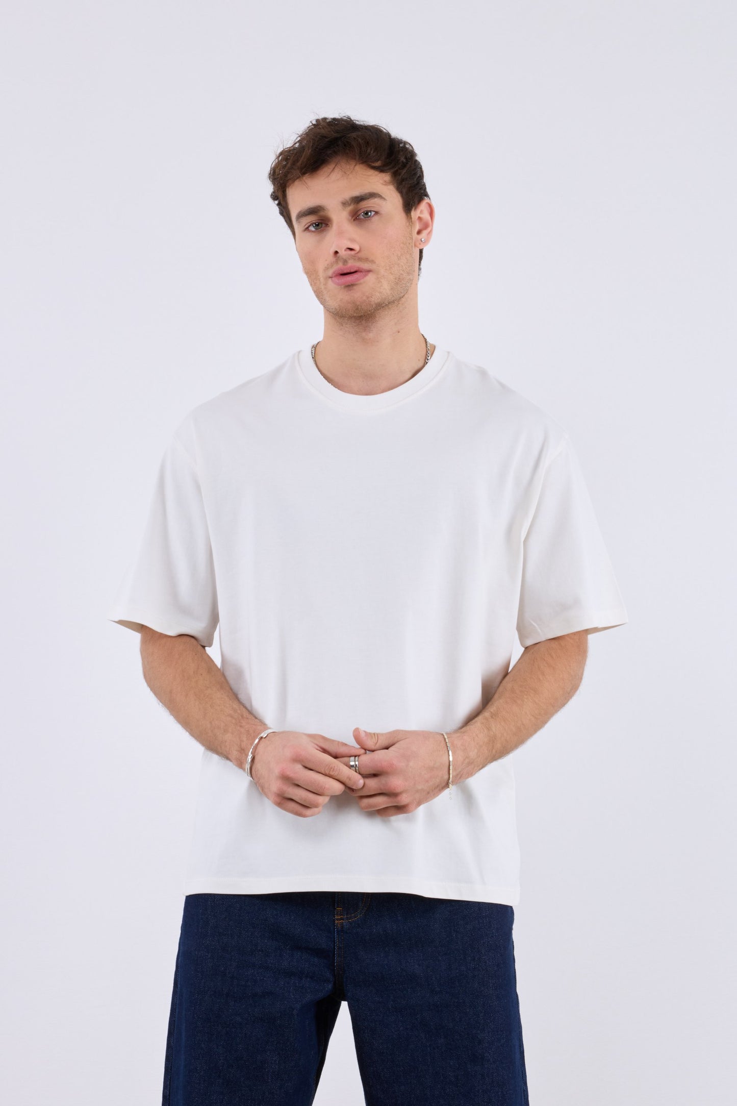 T-SHIRT OVERSIZE BASIC WHITE 261031