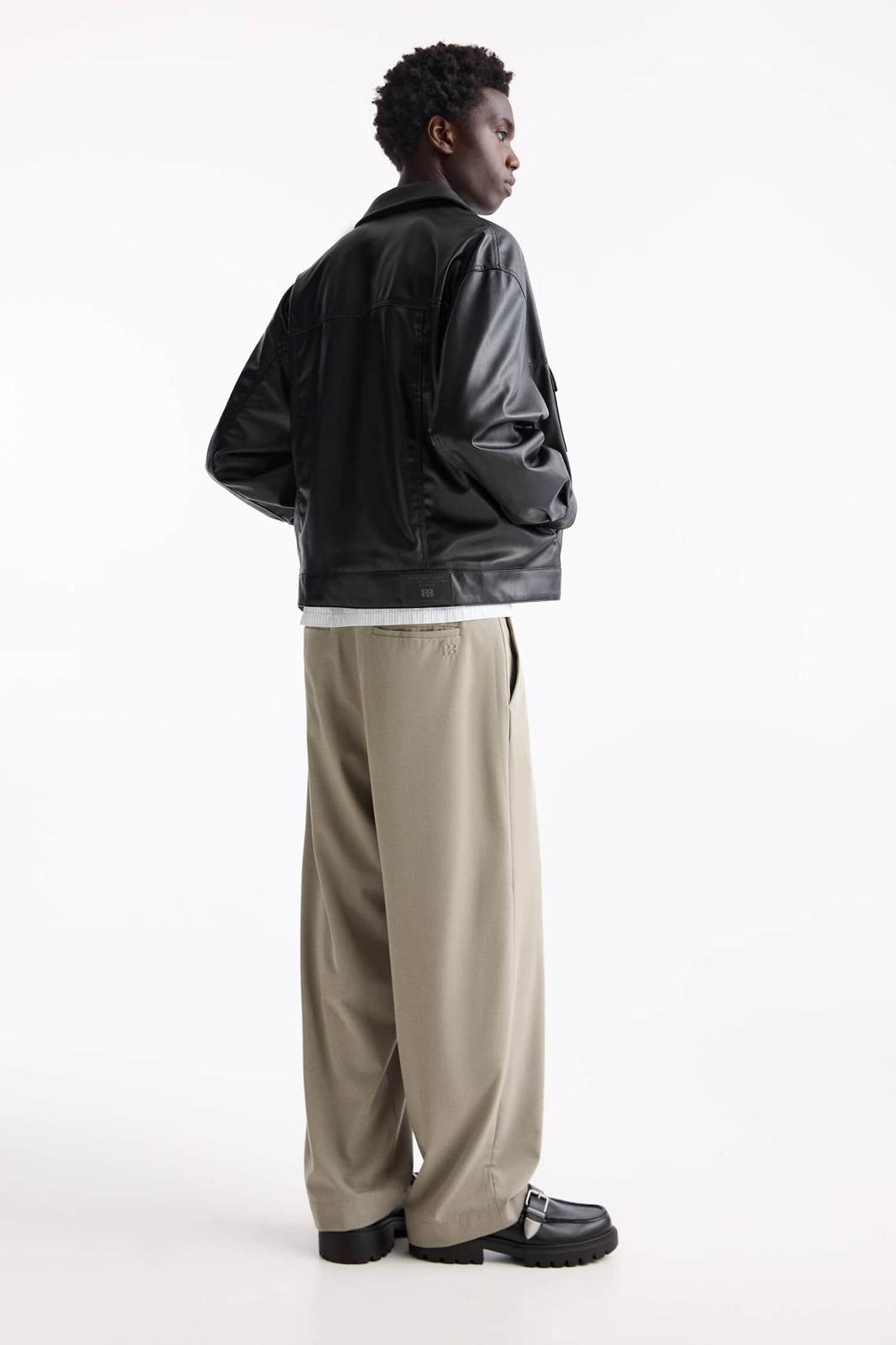 JACKET LEATHER EFFECT ORIGINAL PULL AND BEAR