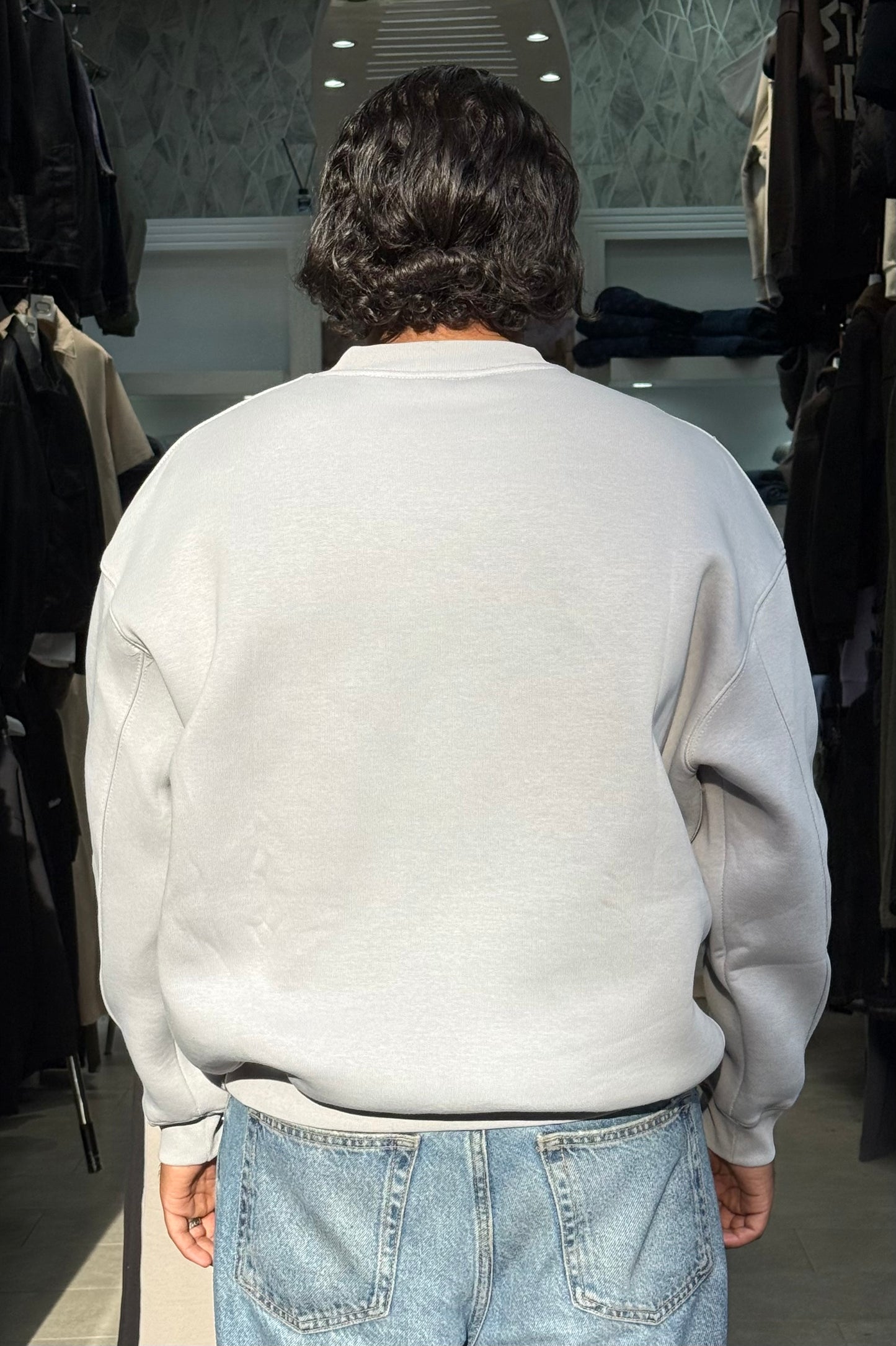 SWEATSHIRT OVERSIZE GRIS