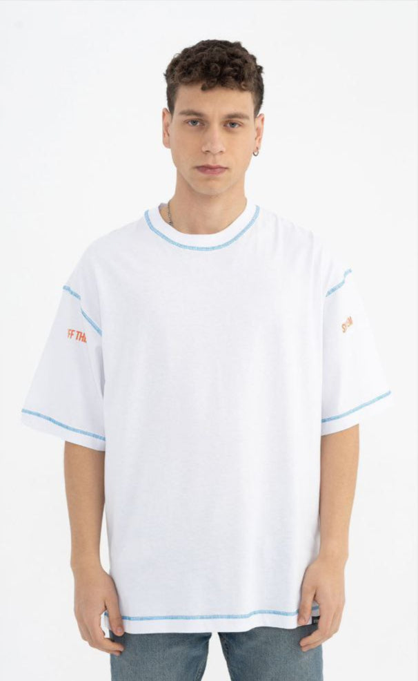 T-SHIRT DONT STOP BLANC PE