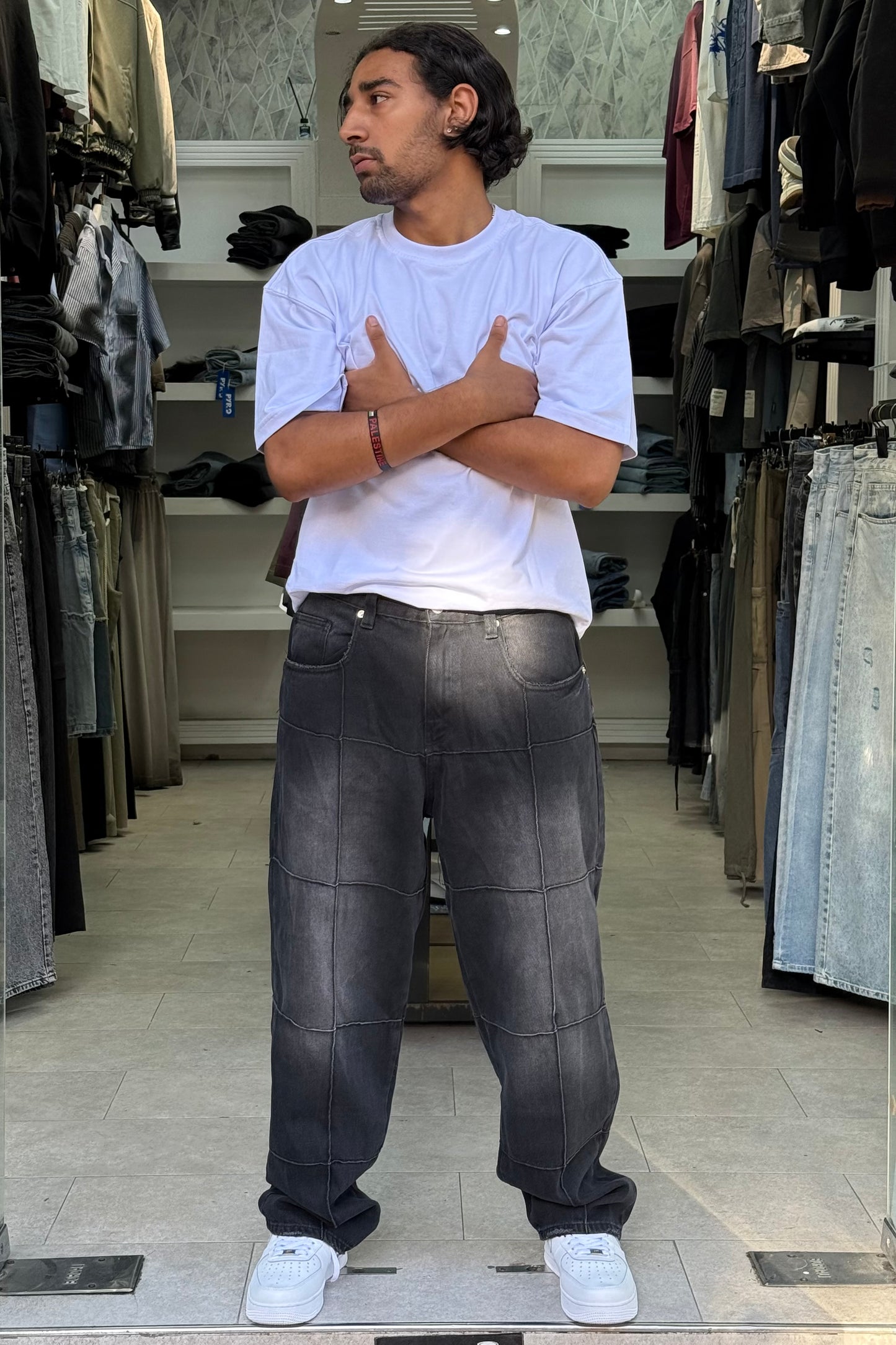 BAGGY JEANS TRETTS V2 NOIR