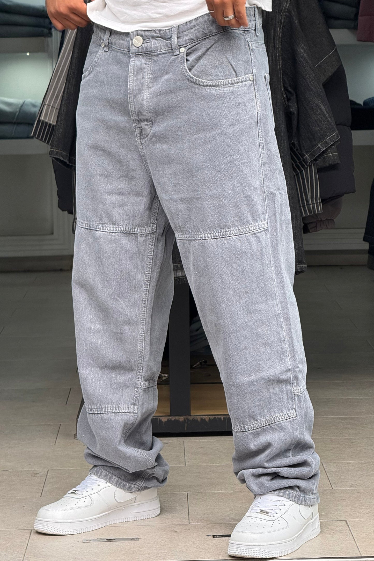 BAGGY JEANS LAVA GRIS BI