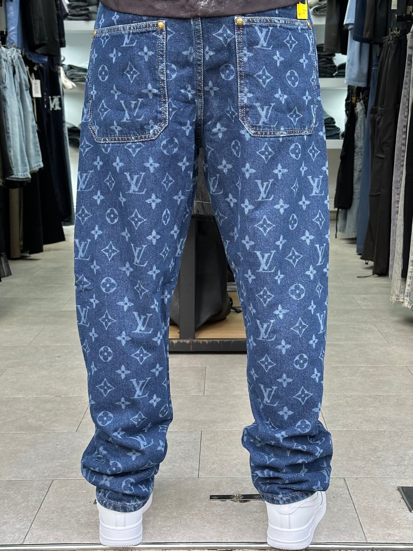 BAGGY JEANS LV LASER BLEU