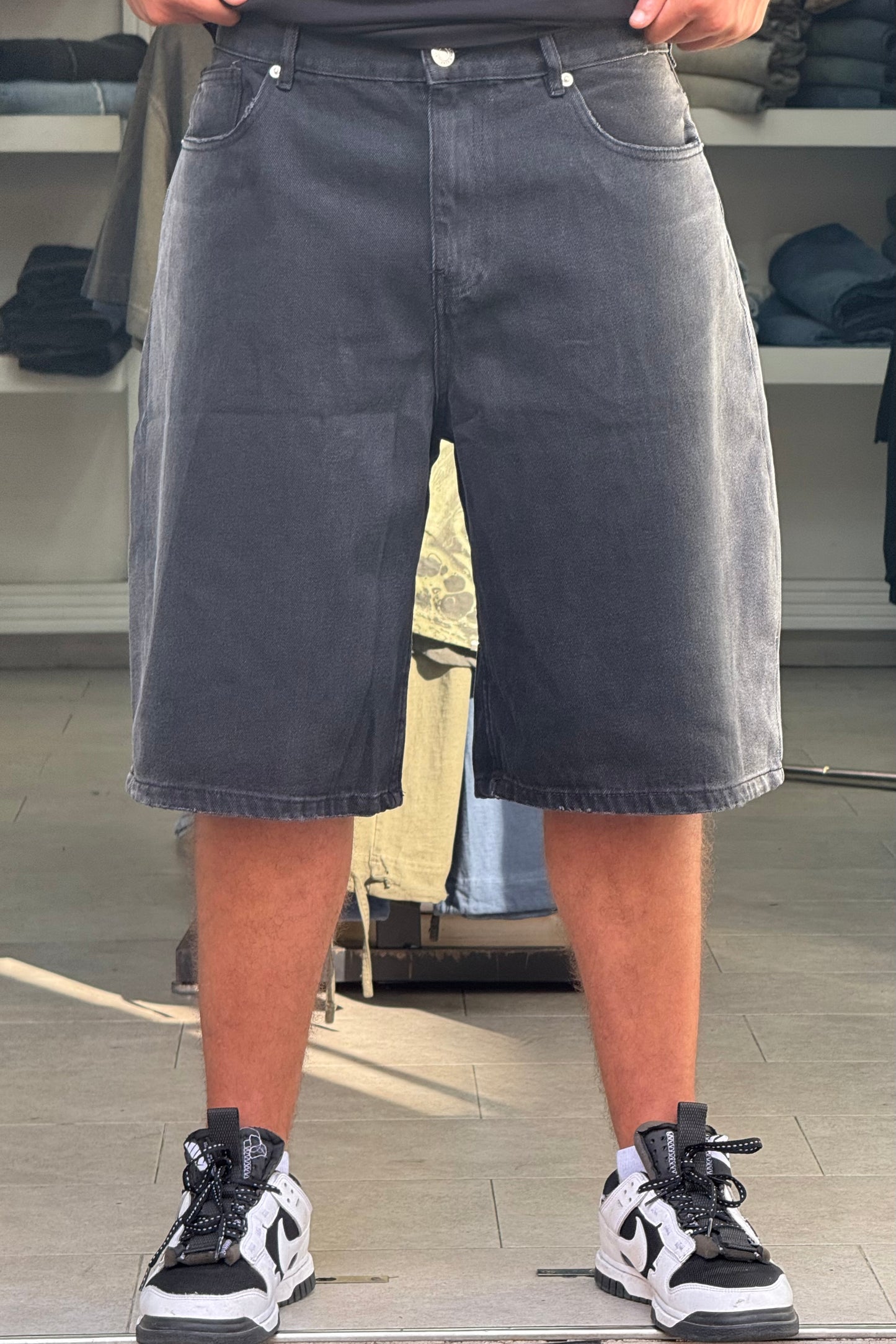 SKATER JORTS NOIR DEGRADE