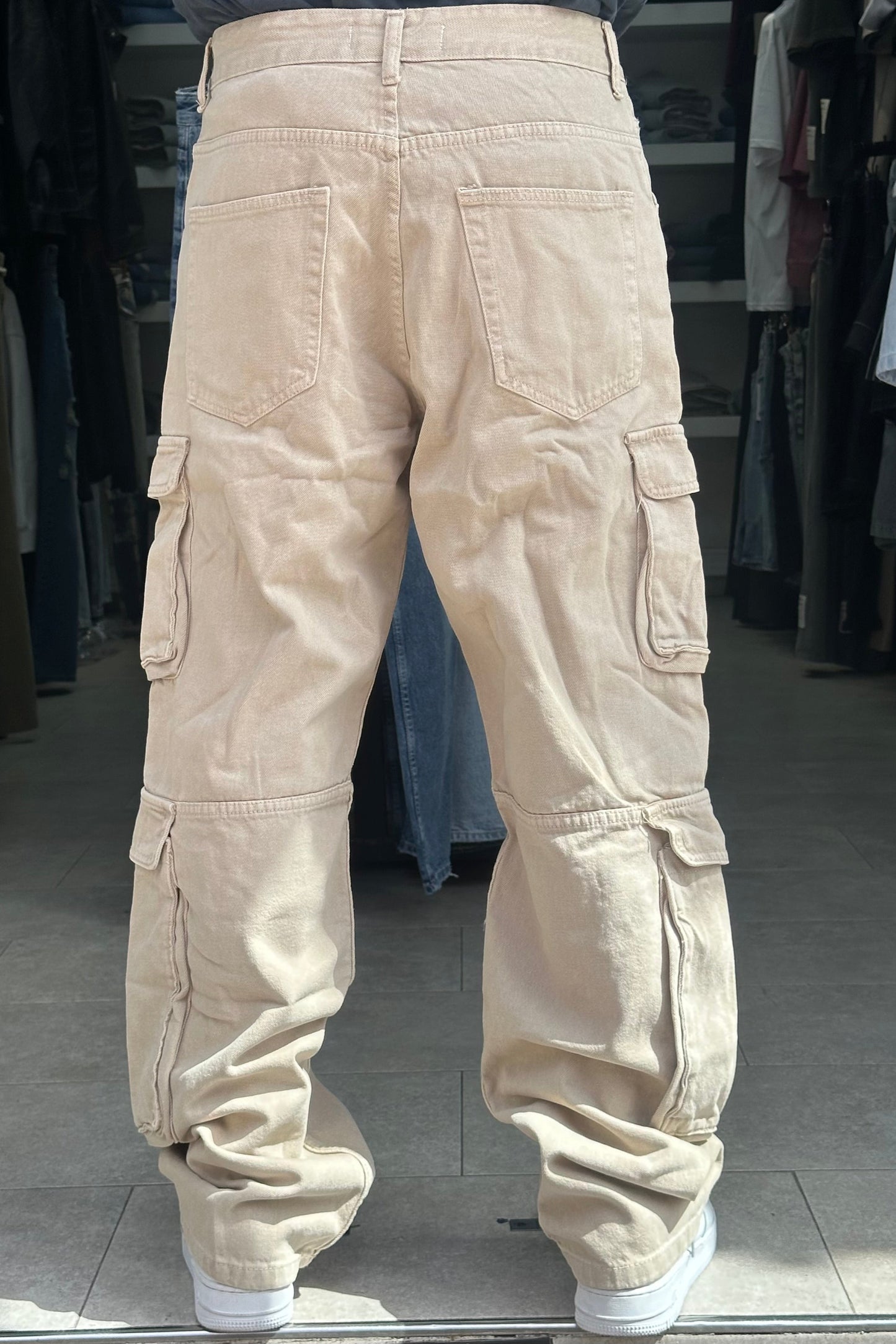 CARGO 8 POCHES BEIGE