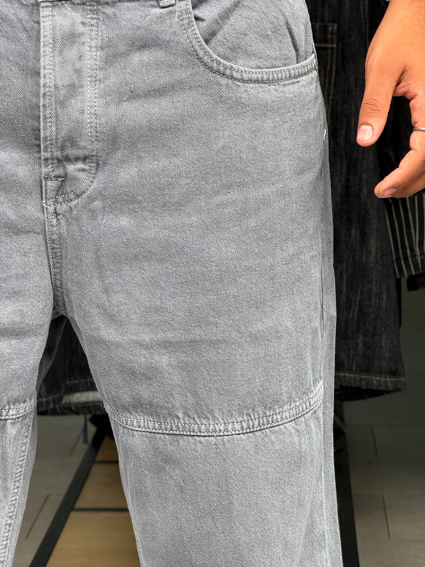 BAGGY JEANS LAVA GRIS BI