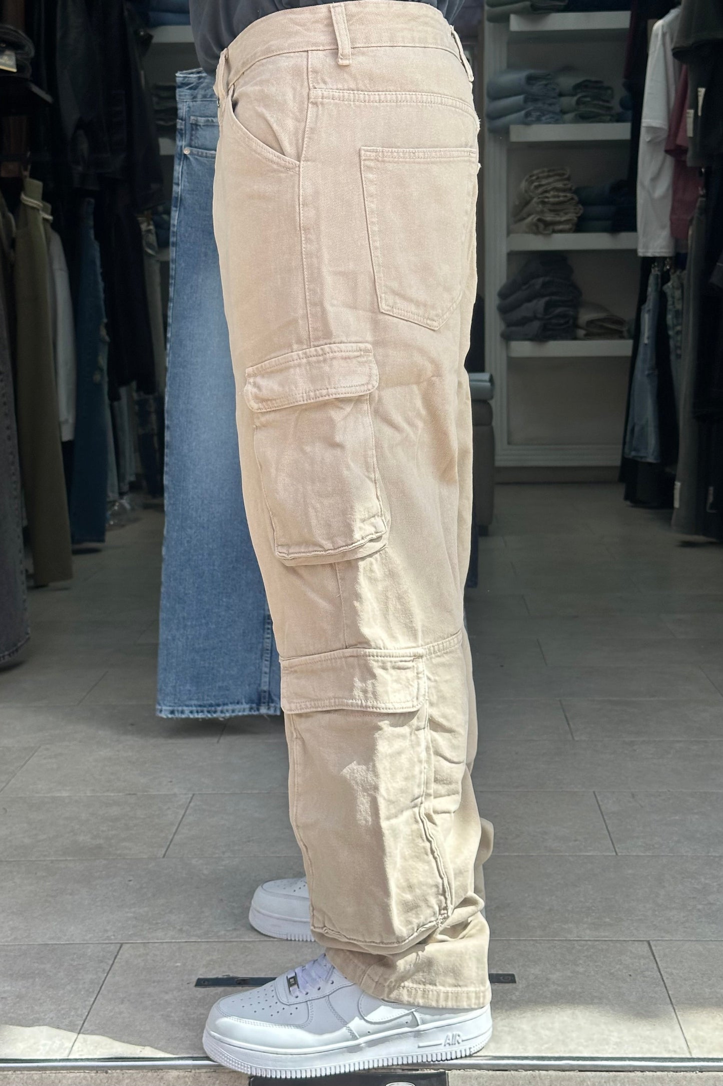 CARGO 8 POCHES BEIGE