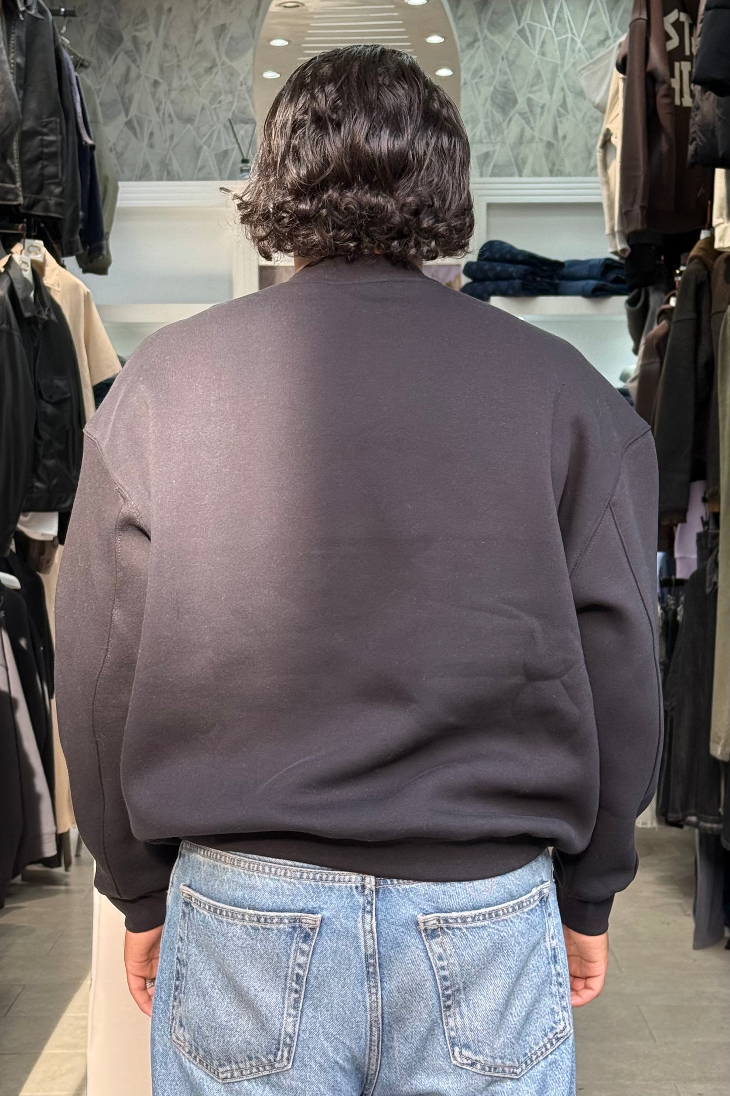 SWEATSHIRT OVERSIZE NOIR