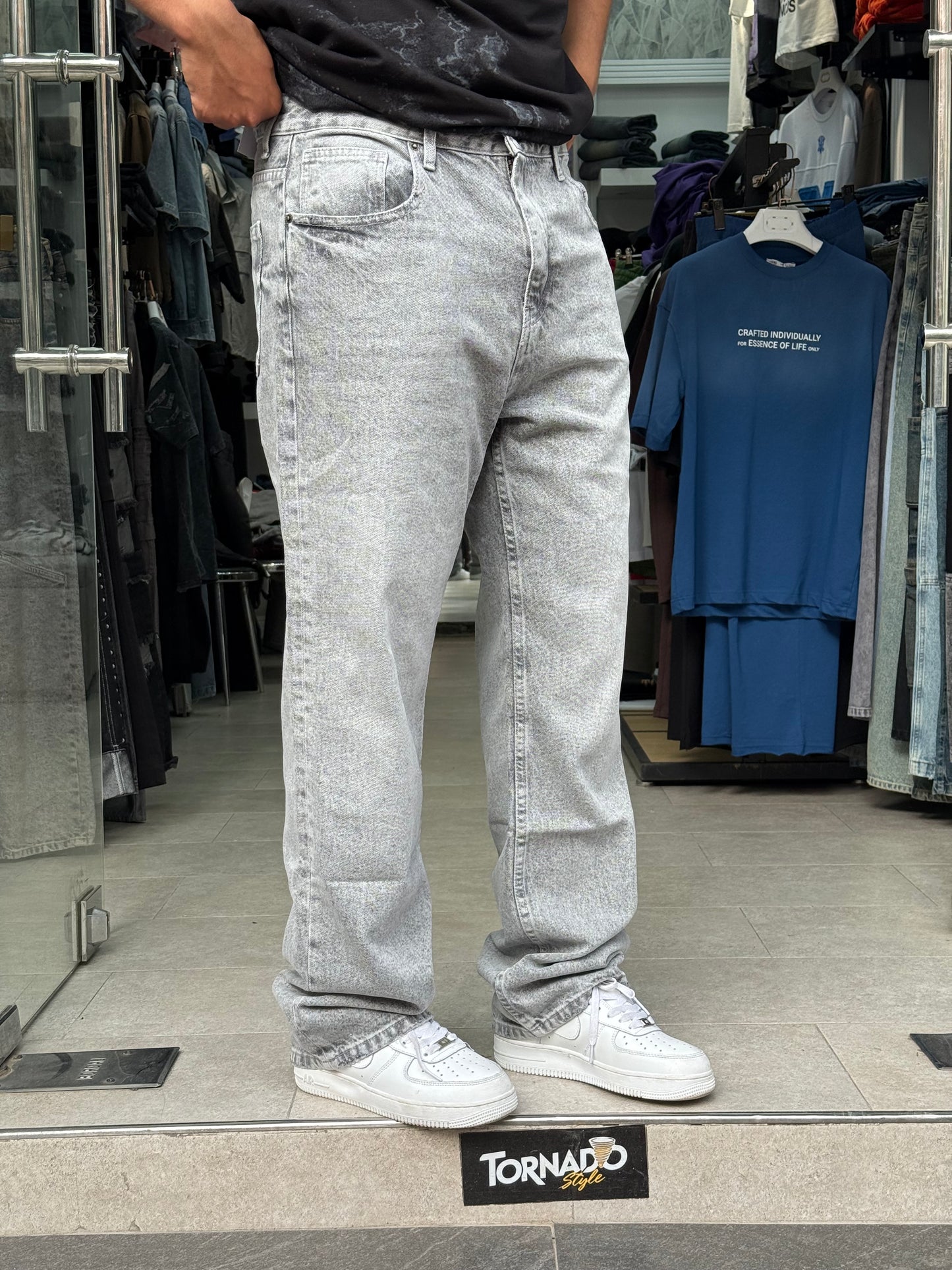 BAGGY JEANS GRIS