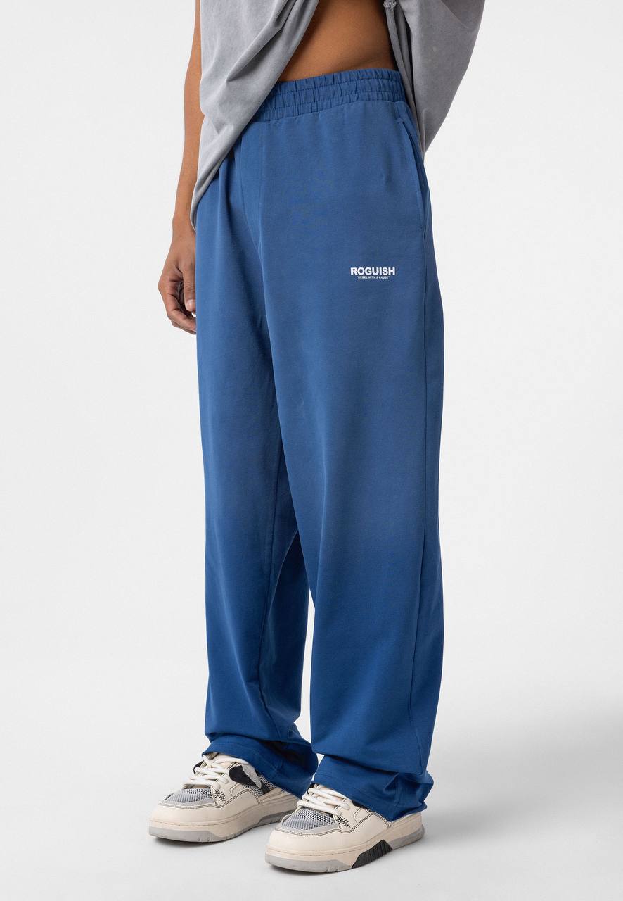 PANTALON ES WASHED OVERSIZE BLEU