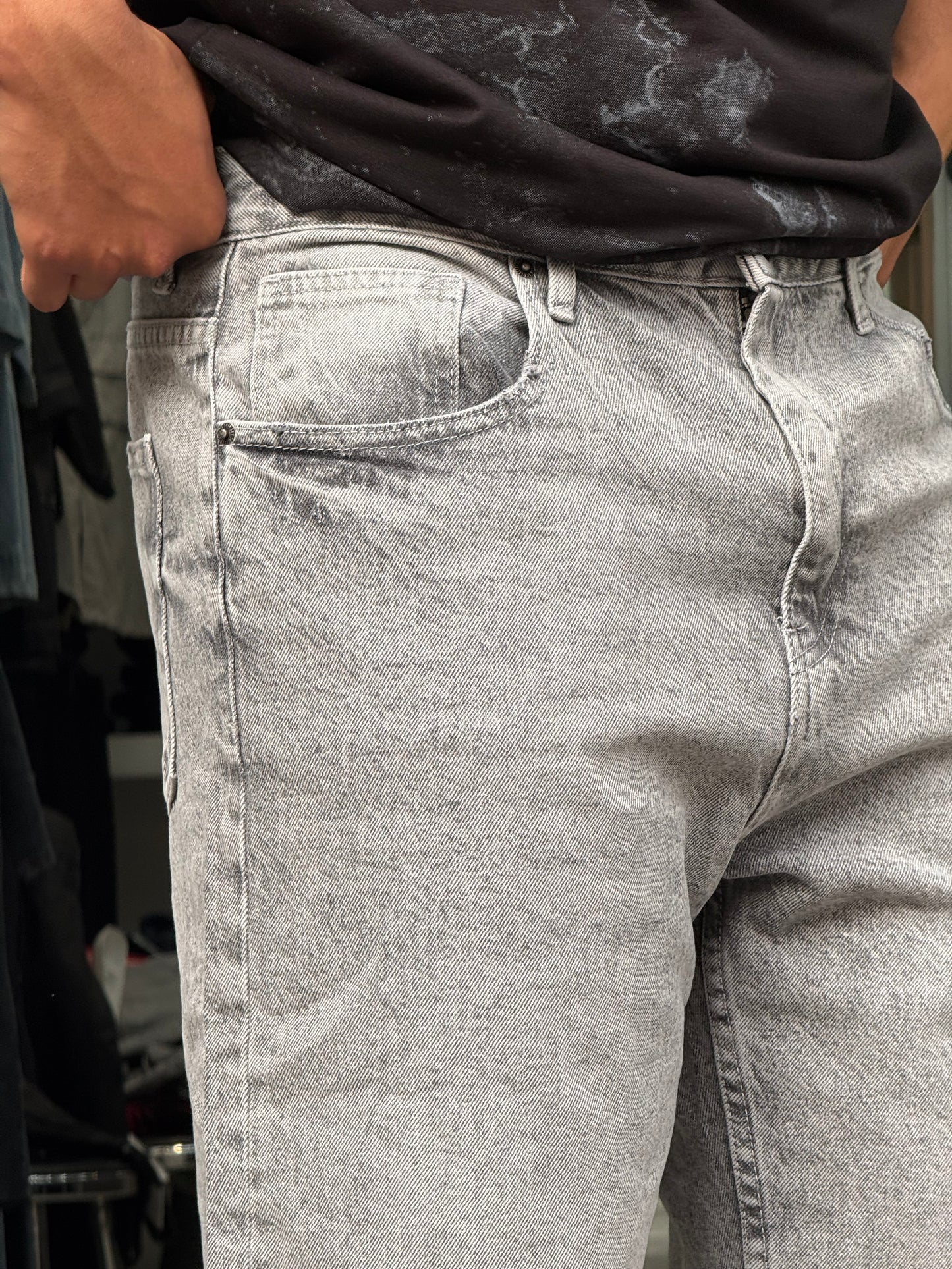 BAGGY JEANS GRIS