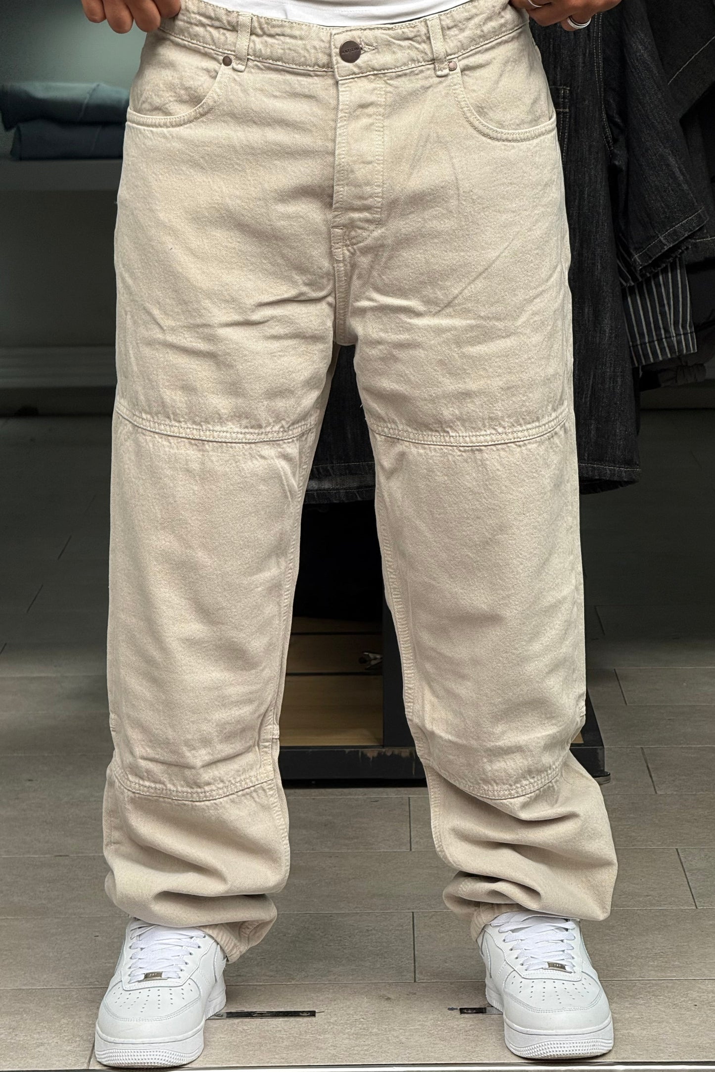 BAGGY JEANS LAVA BEIGE BI
