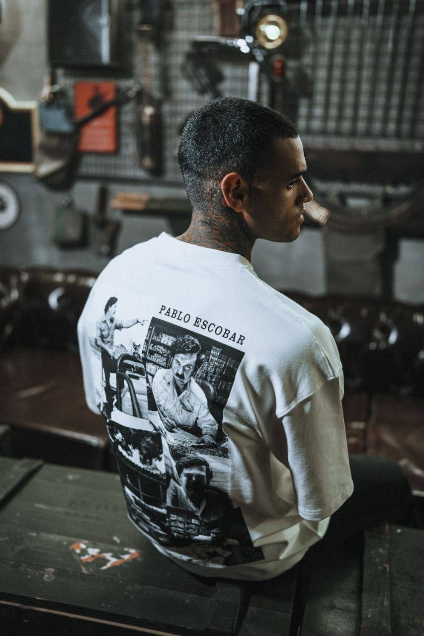T-SHIRT PABLO ESCOBAR WHITE ESCO