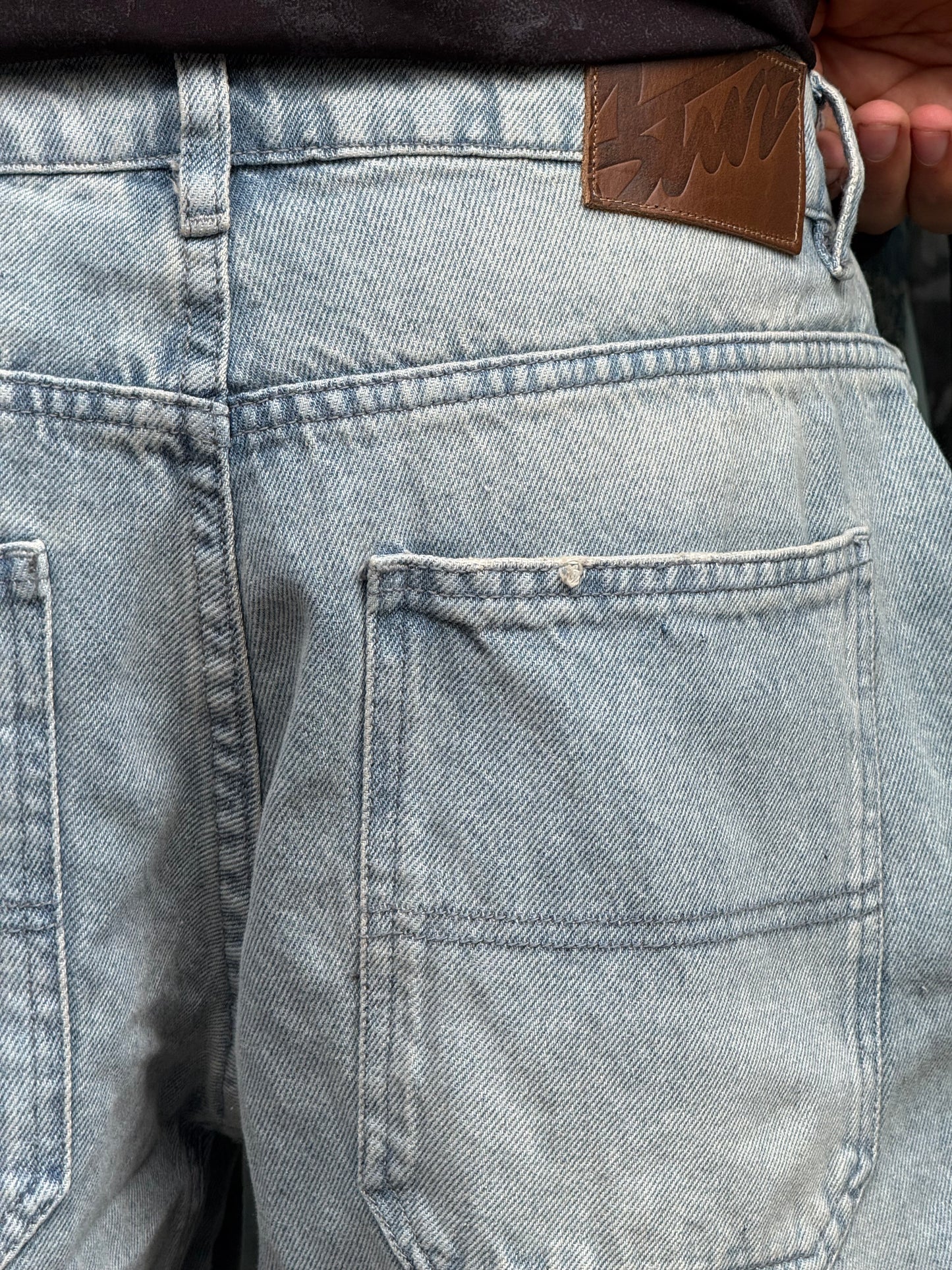 BALLOON FIT JEANS DELAVE DIRTY