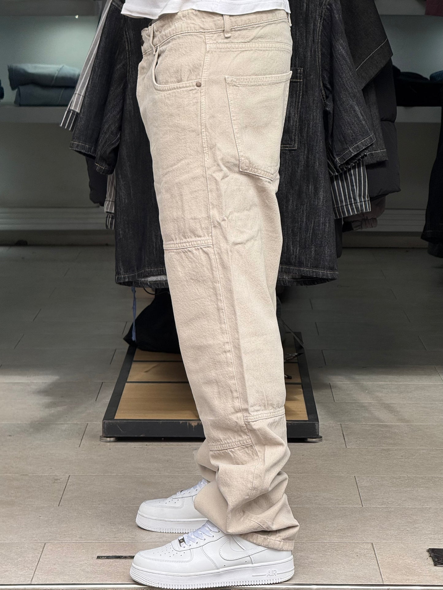 BAGGY JEANS LAVA BEIGE BI