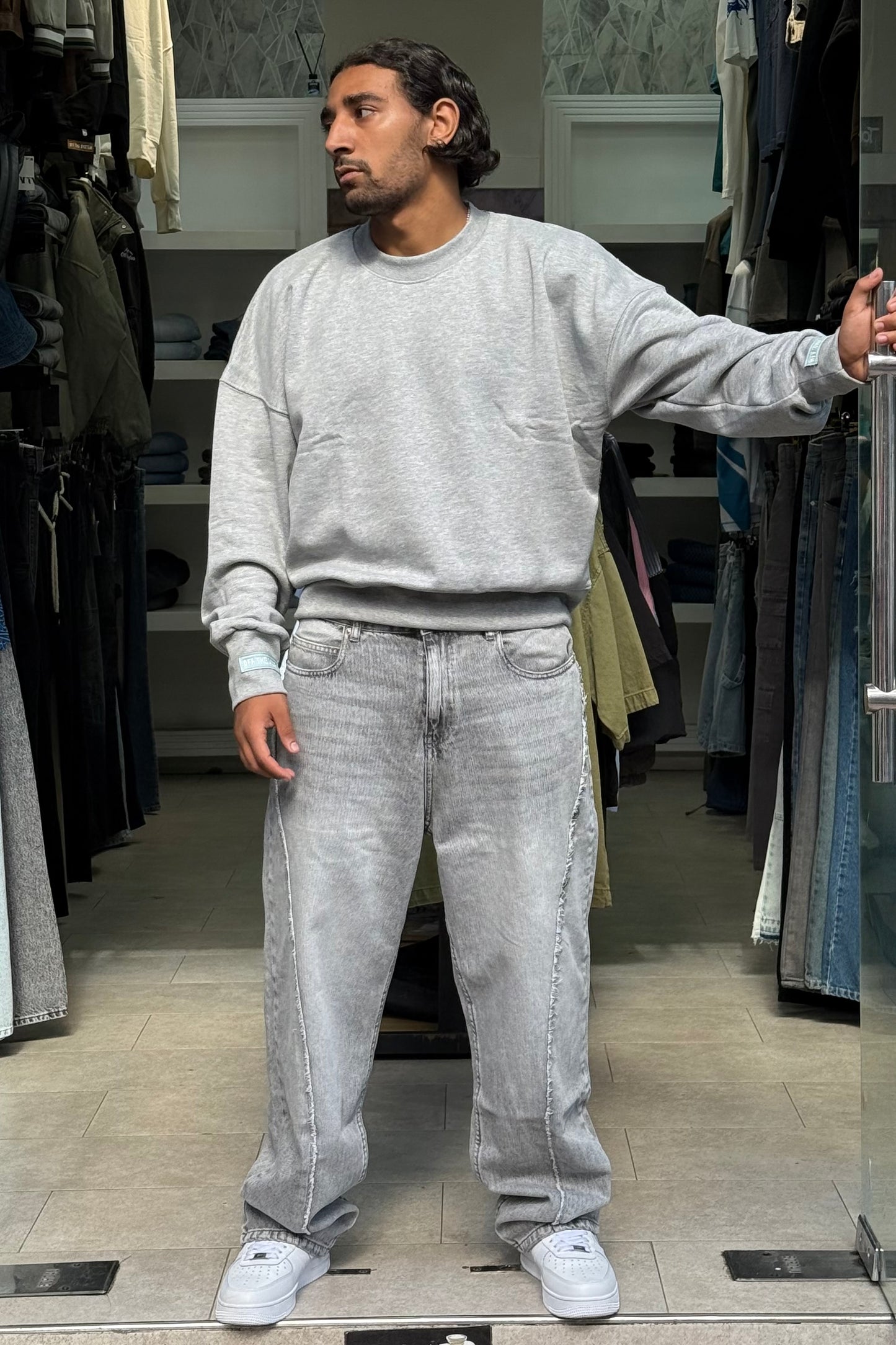 BAGGY JEANS STORM GRIS