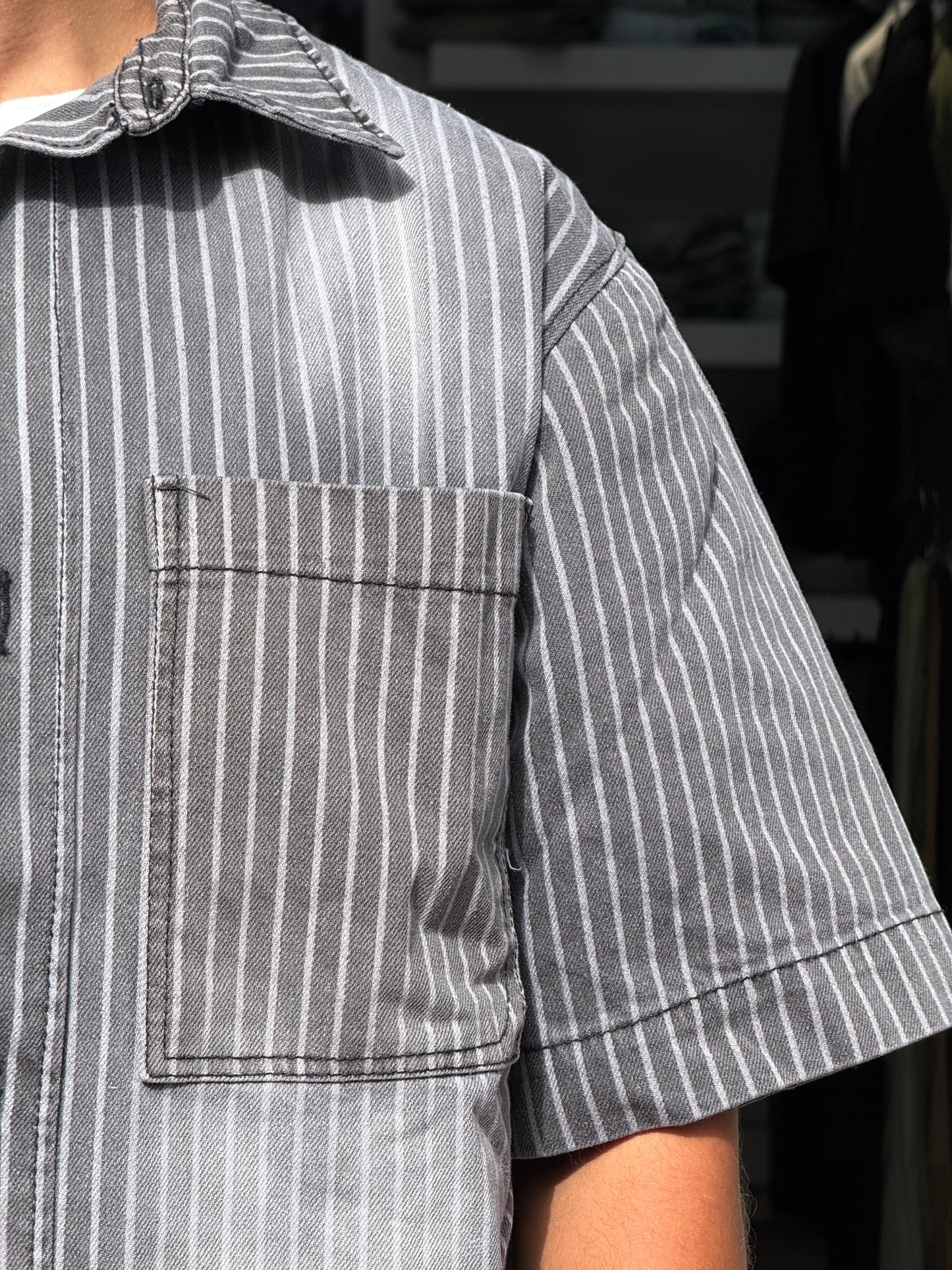 ENSEMBLE RAYEE GRIS PR