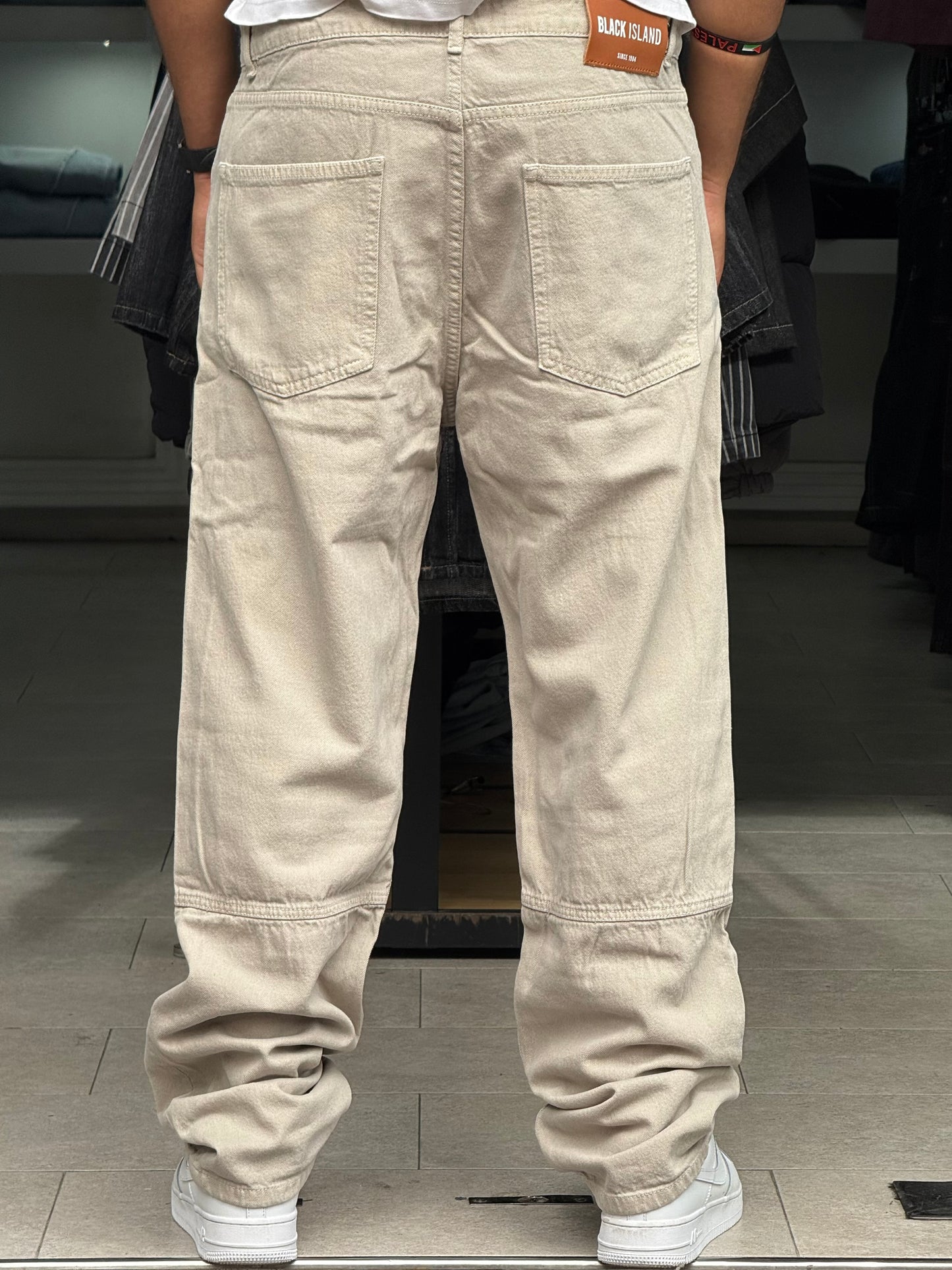 BAGGY JEANS LAVA BEIGE BI