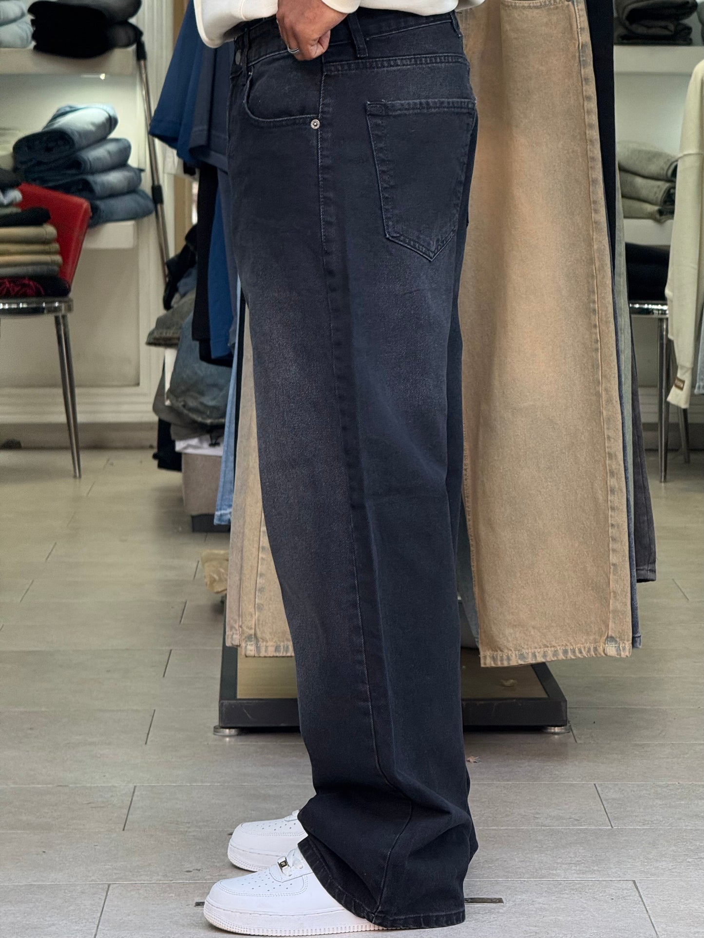 SUPPER BAGGY JEANS STUSSY (NOIR)