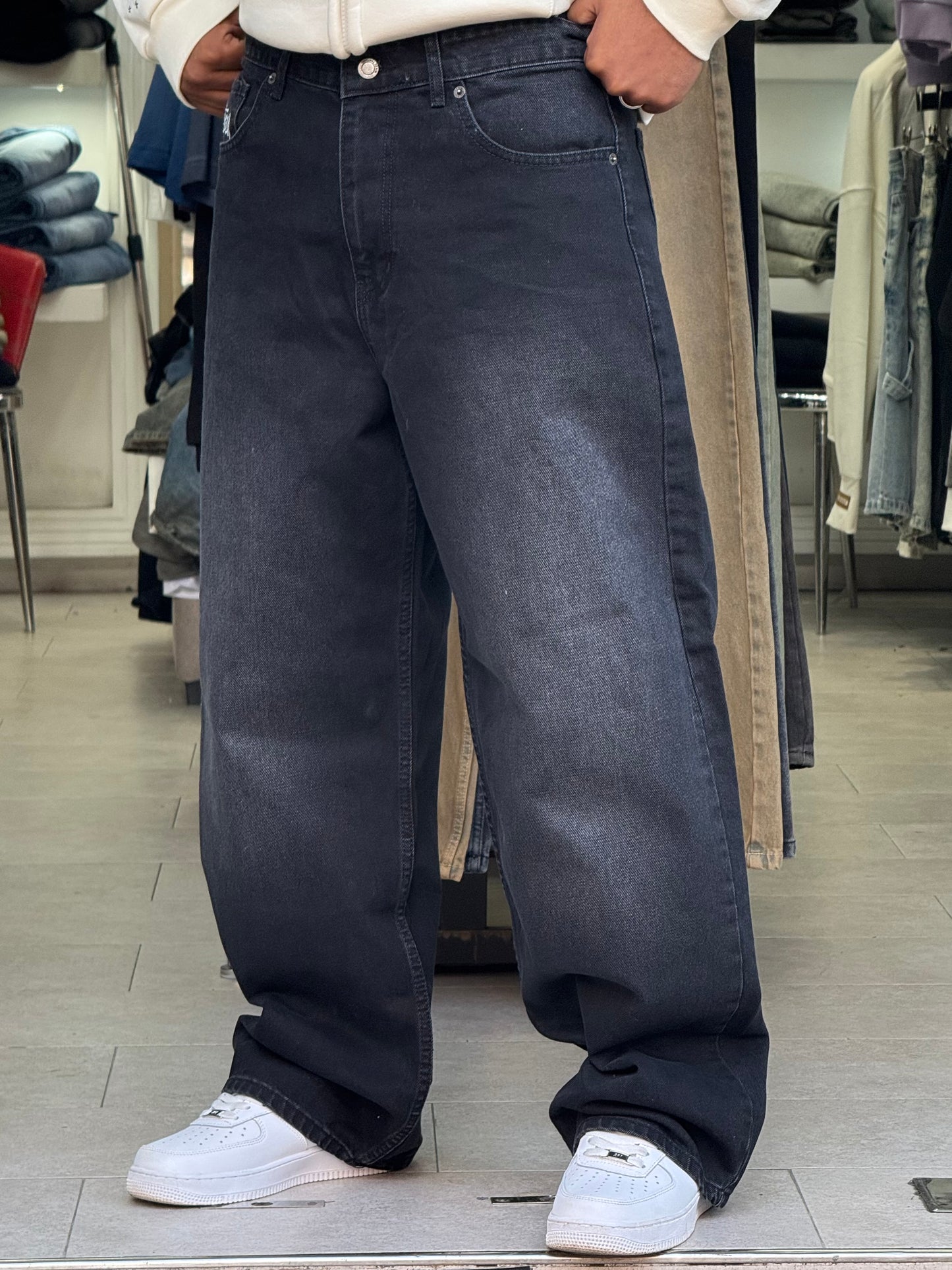 SUPPER BAGGY JEANS STUSSY (NOIR)