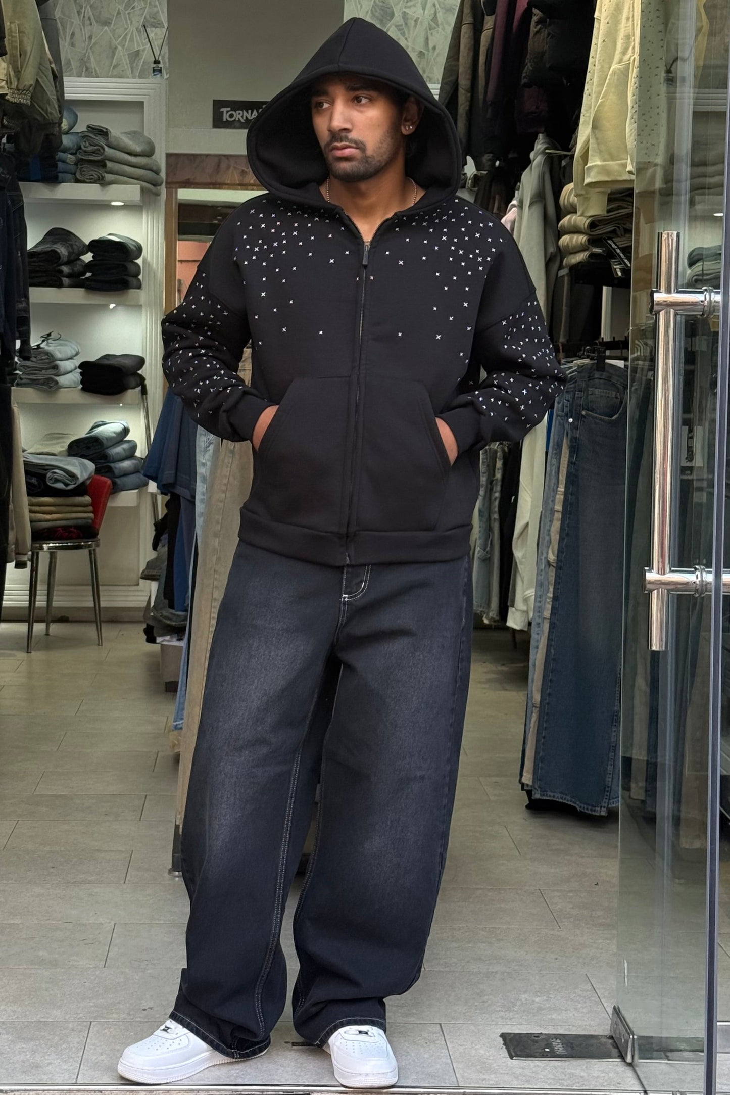 SUPPER BAGGY JEANS DIME (NOIR)