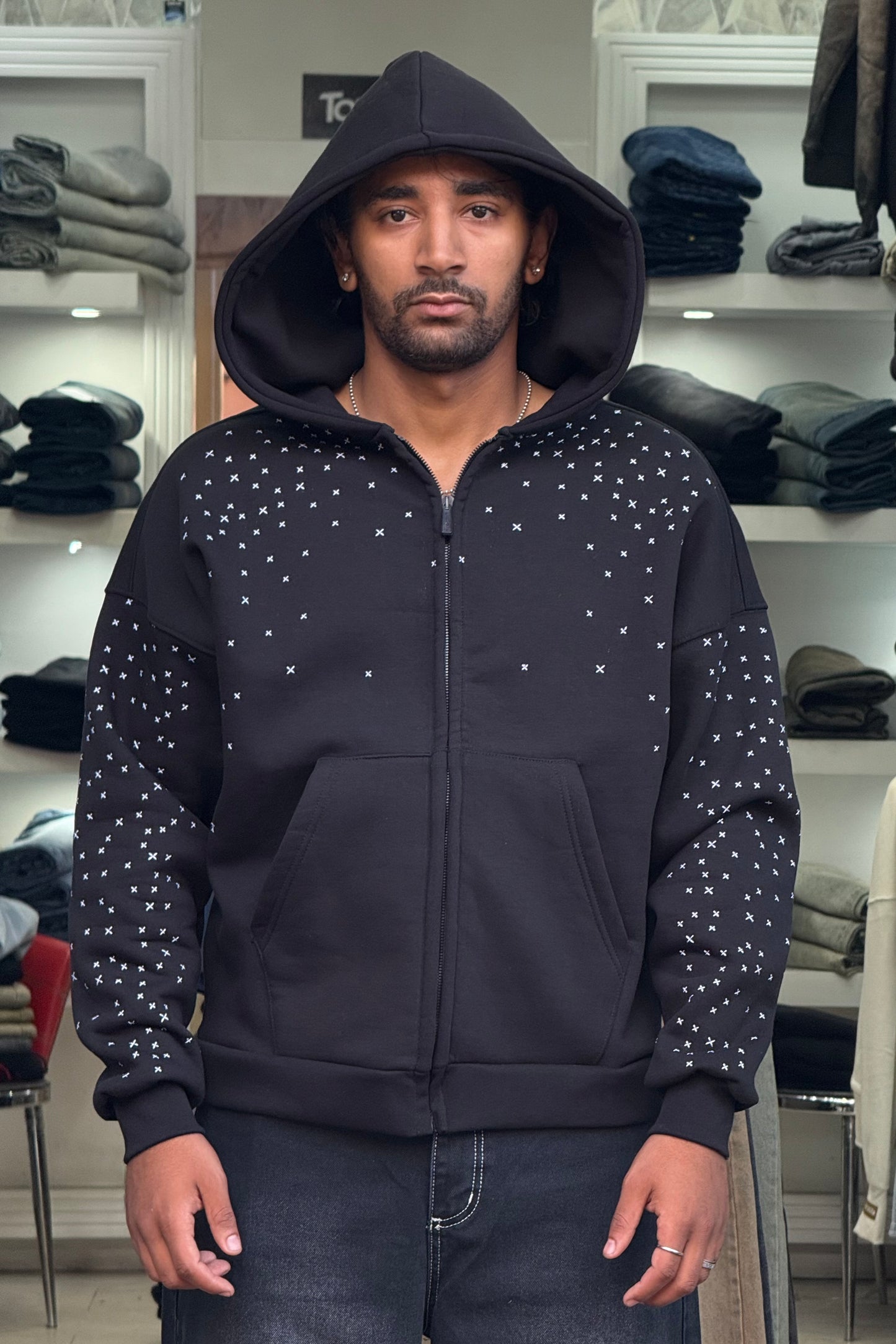 HOODIES ZIP + BLACK