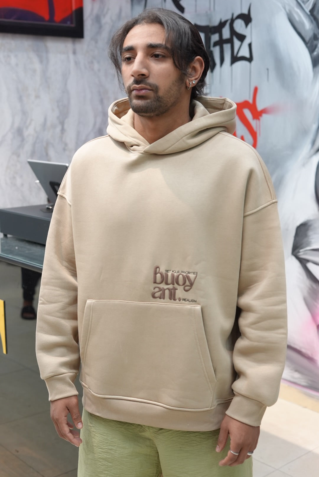 HOODIES BUOY BEIGE swe25008