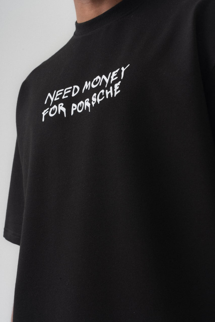 T-SHIRT NEED MONEY BLACK ESCO