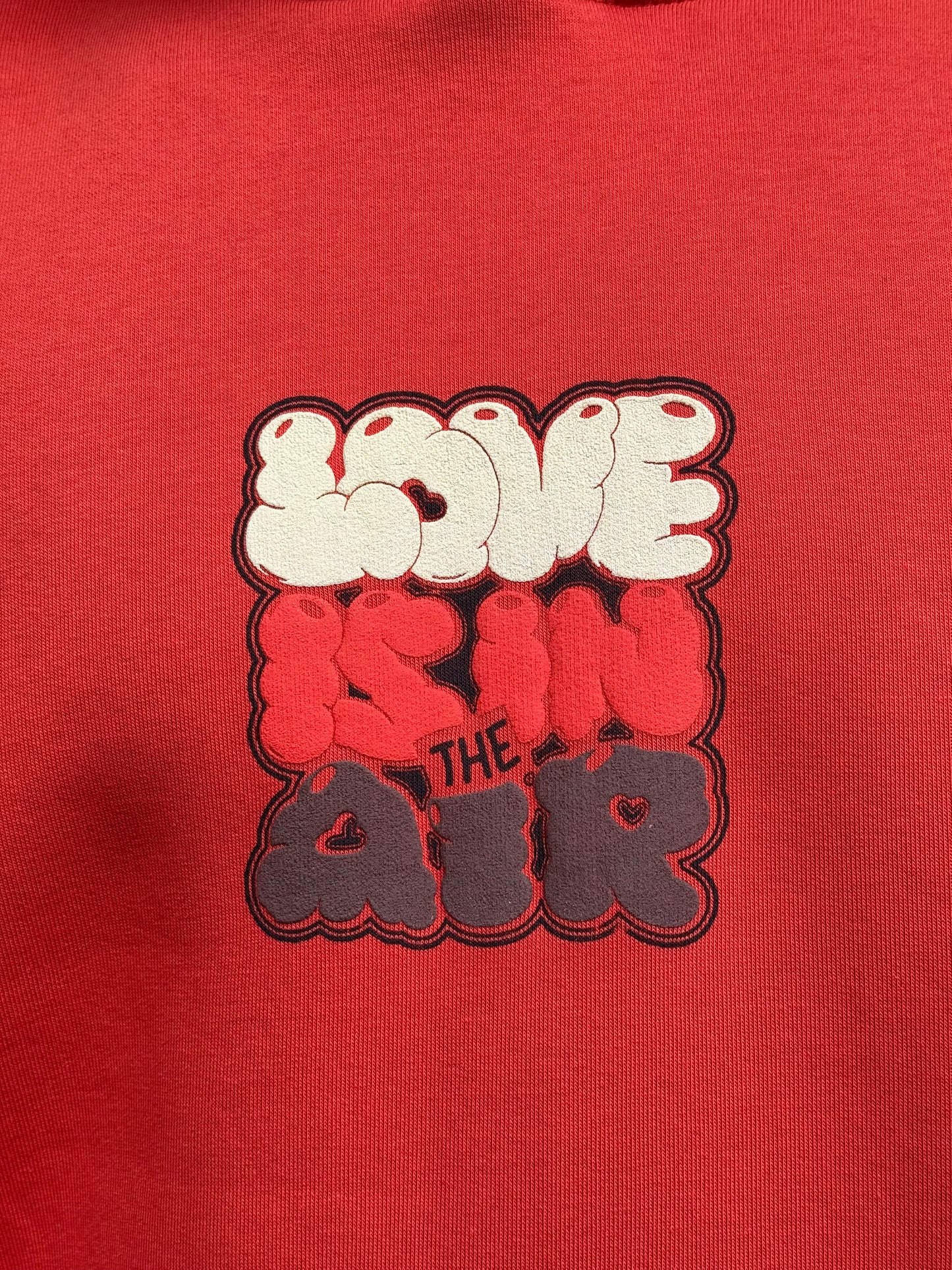 HOODIES LOVE IS IN THE AIR ORANGE