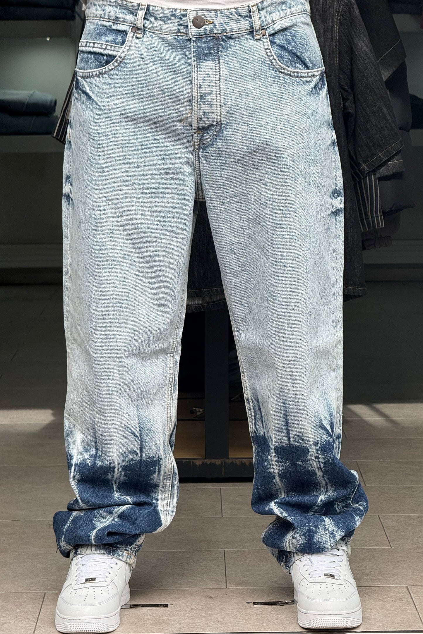 BAGGY JEANS BI (FIRE) delave