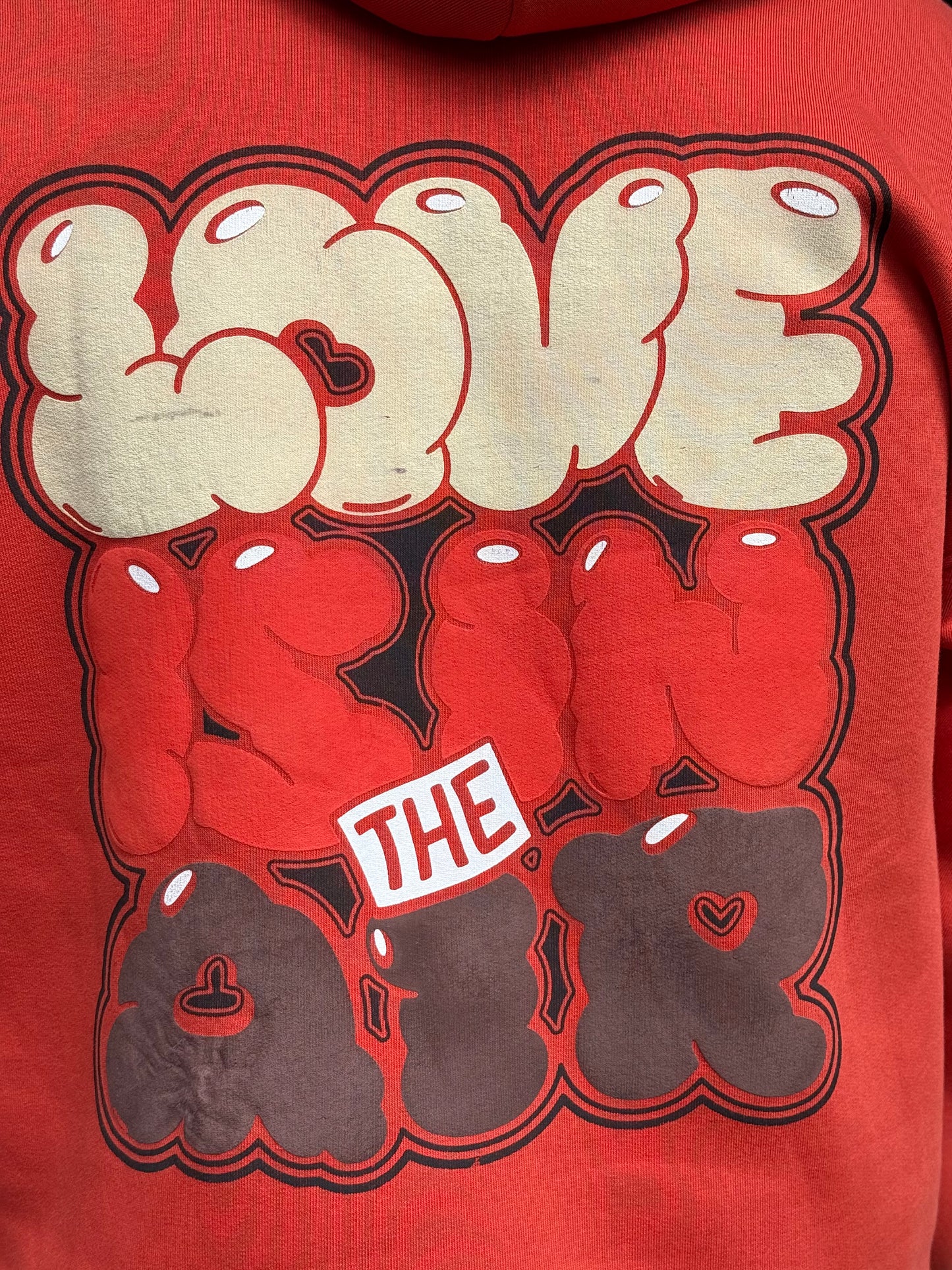 HOODIES LOVE IS IN THE AIR ORANGE