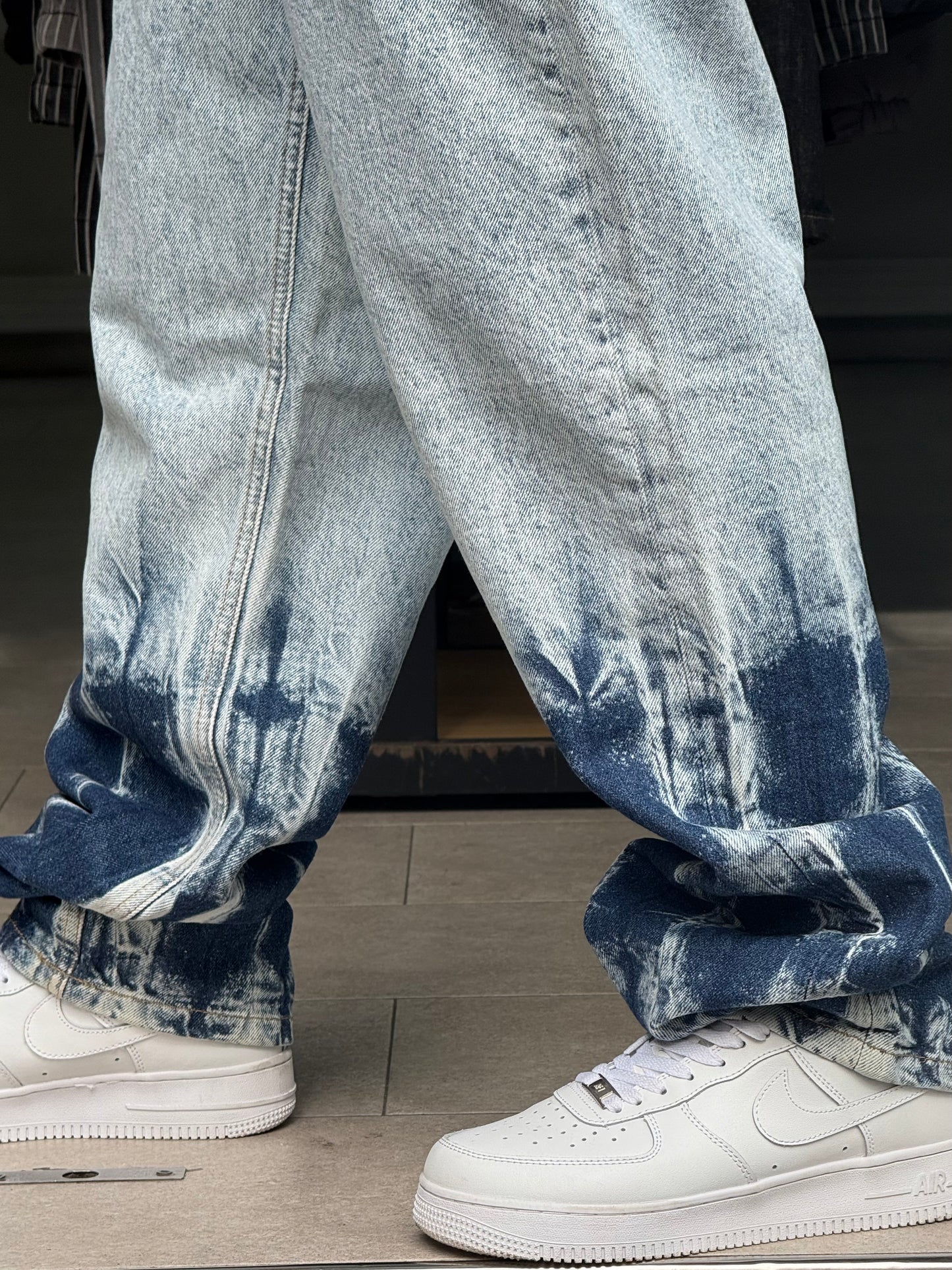 BAGGY JEANS BI (FIRE) delave