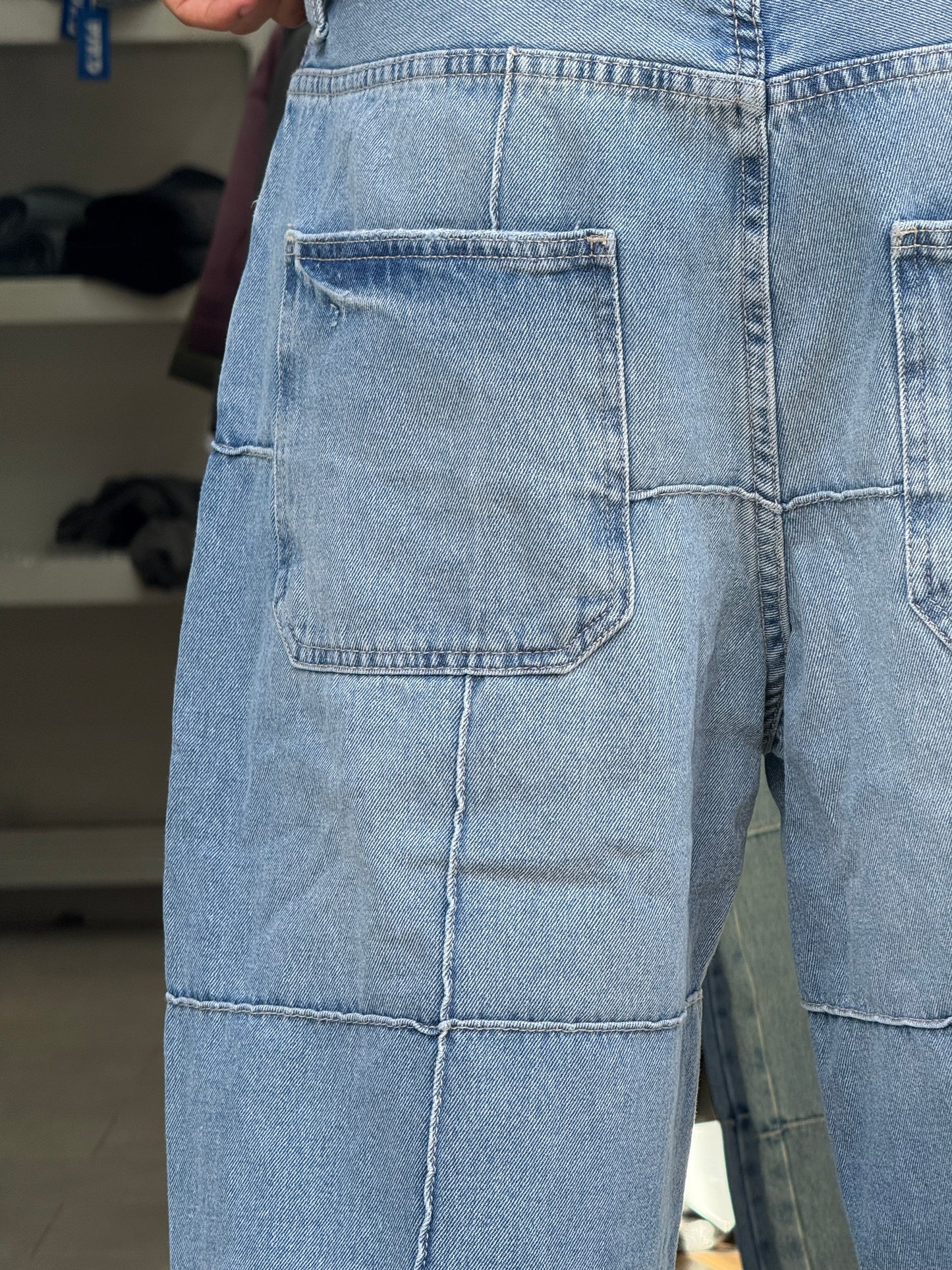 BAGGY JEANS TRETTS V2 BLEU DELAVE