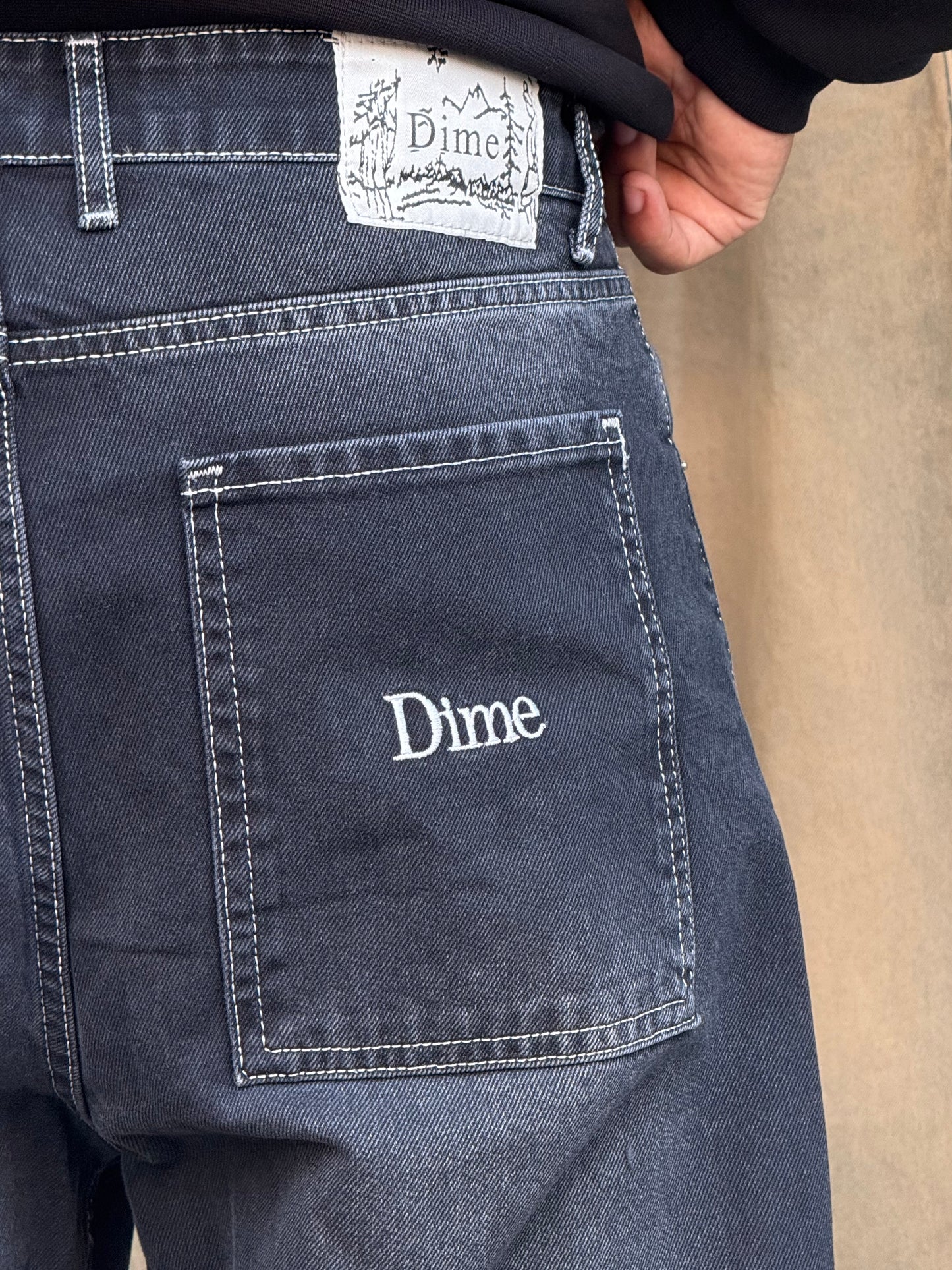 SUPPER BAGGY JEANS DIME (NOIR)