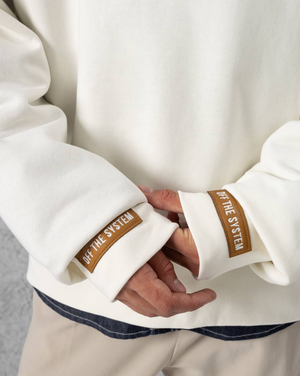SWEAT OVERSIZE BLANC
