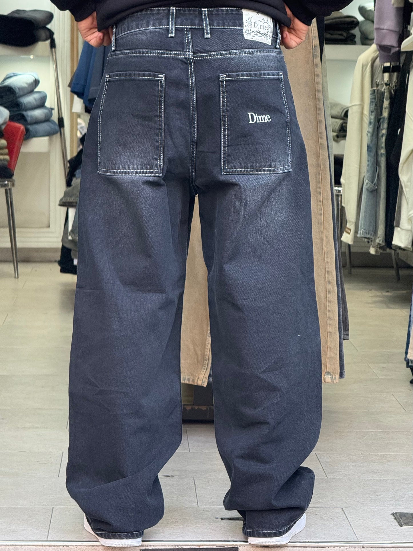 SUPPER BAGGY JEANS DIME (NOIR)