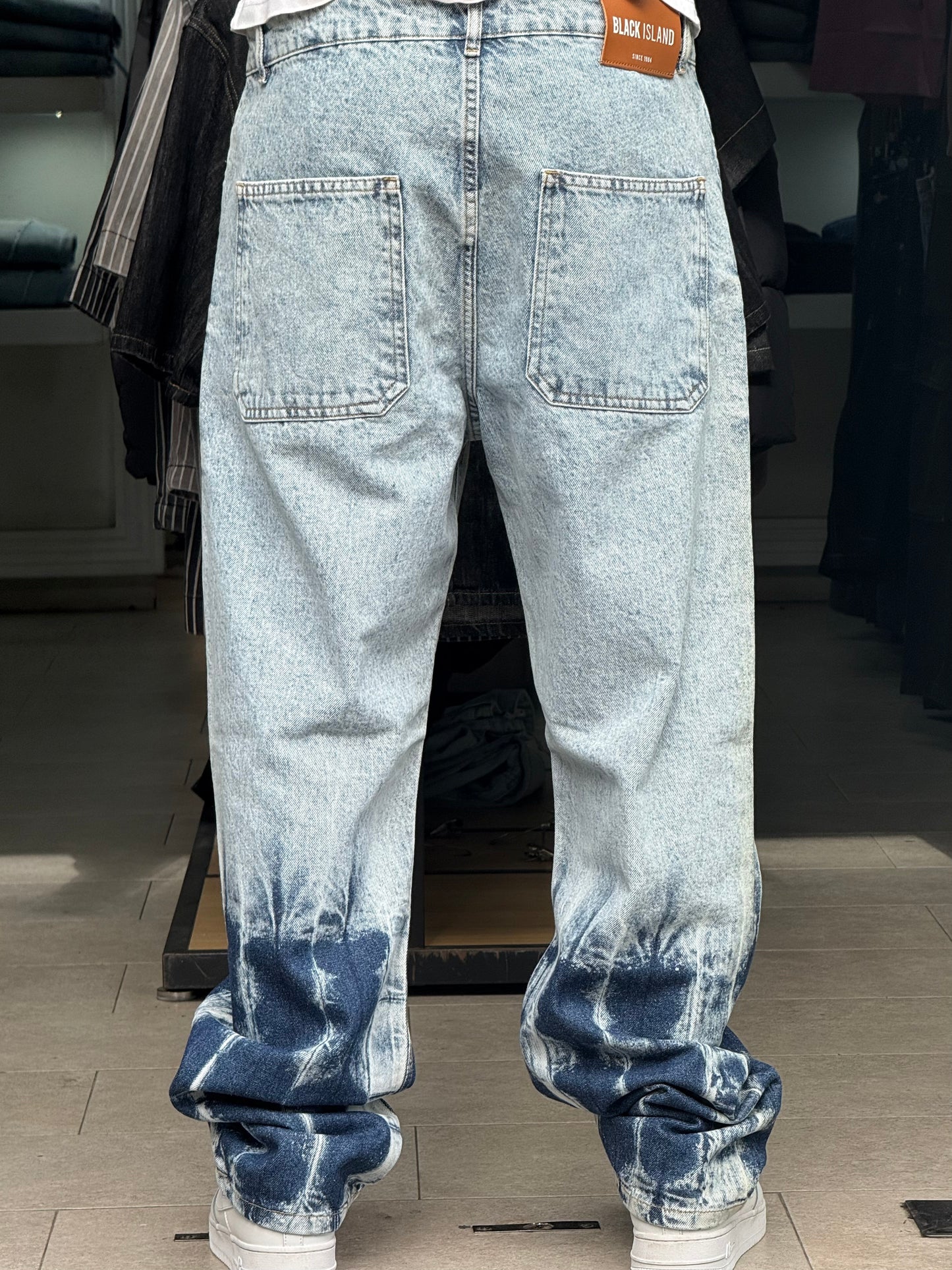 BAGGY JEANS BI (FIRE) delave