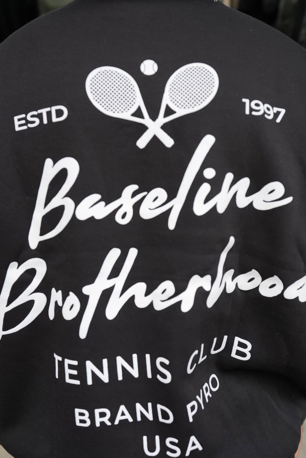 SWEATSHIRT OVERSIZE NOIR PR