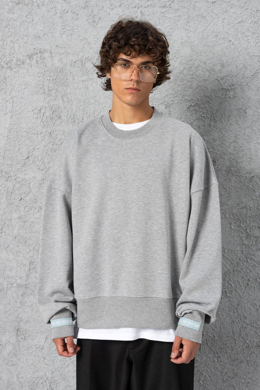SWEAT OVERSIZE GRIS